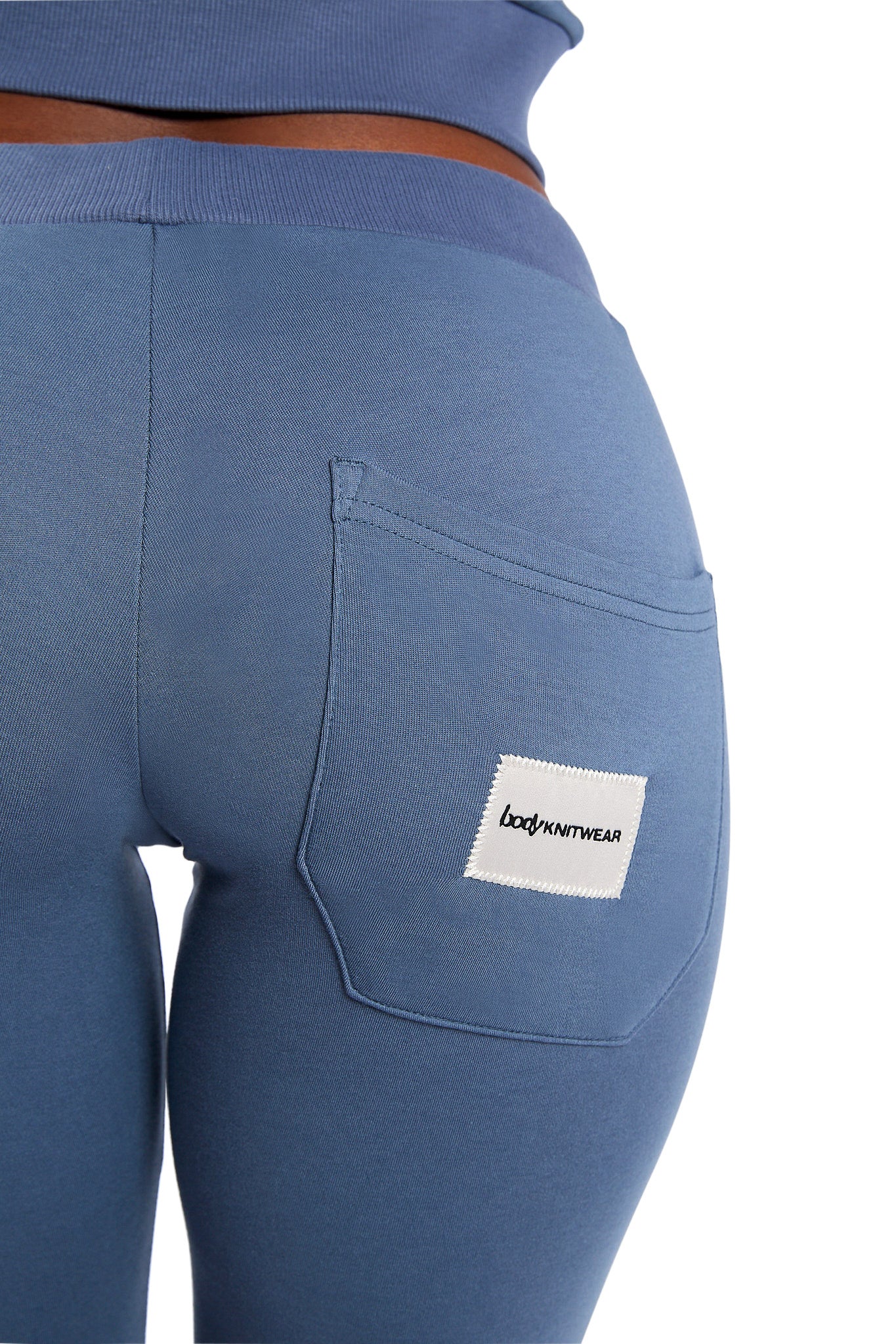 BODY KNITWEAR PANTS (SHARK BLUE)