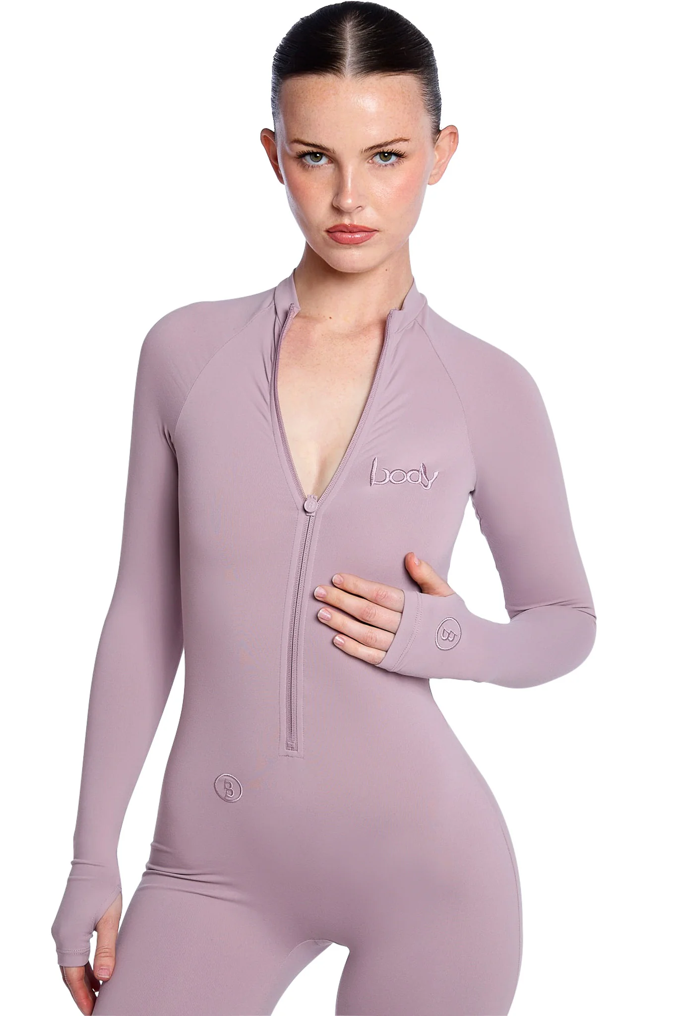 BASICS JUMPSUIT (MAUVE)