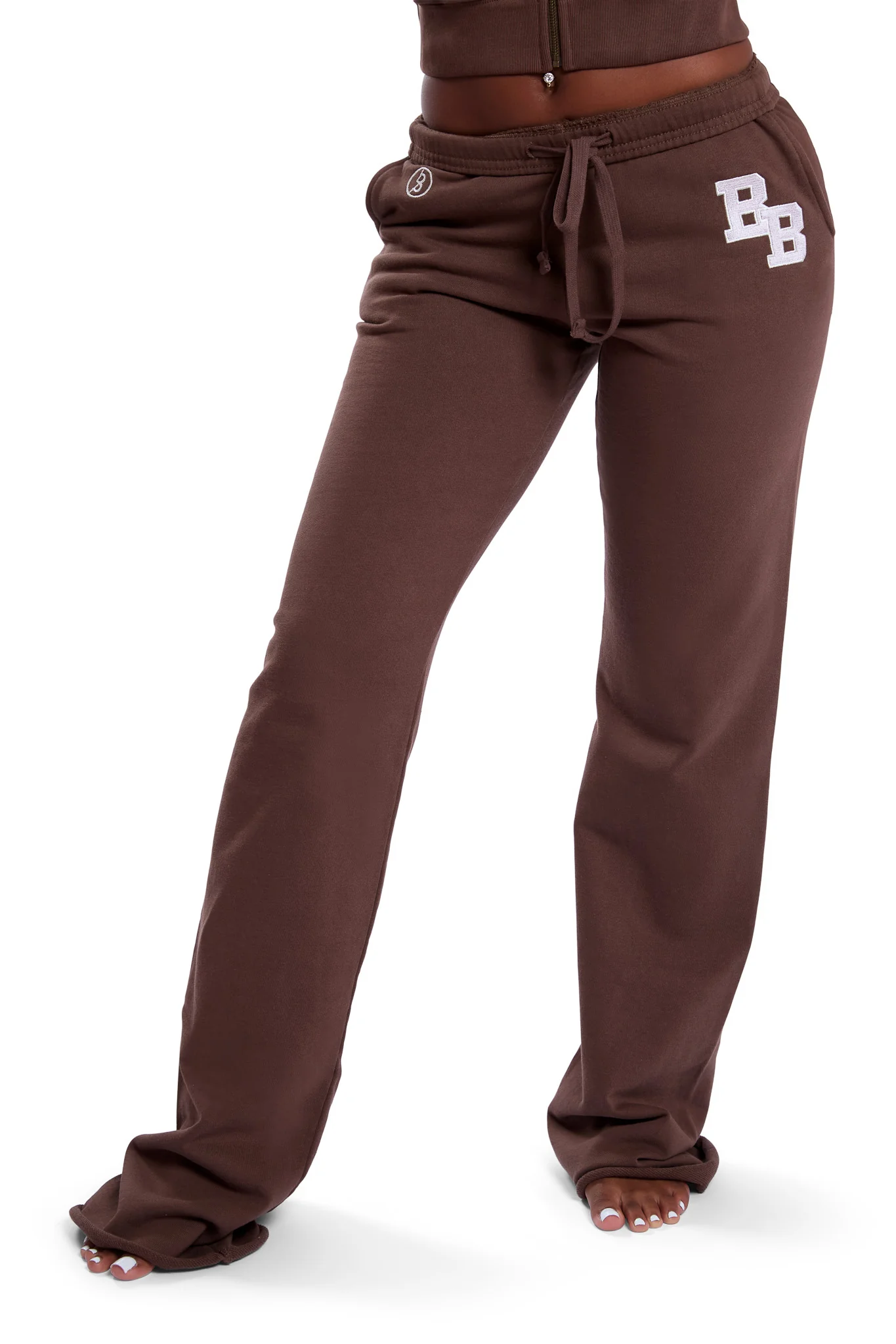 BODY UNIVERSITY SWEATPANTS 2.0 (BROWN/LIGHT PURPLE)
