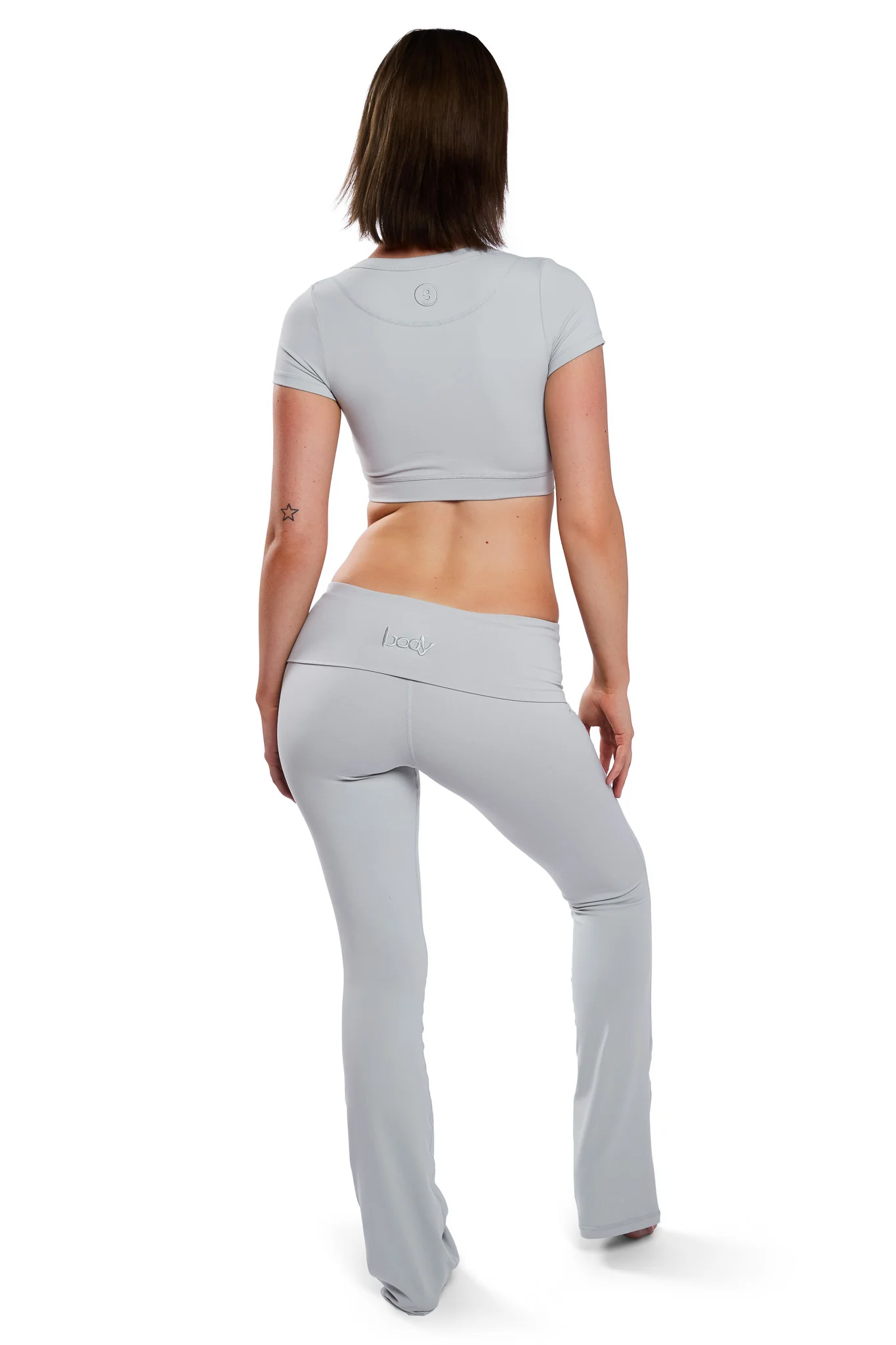 YOGA CROP TOP (SLATE GREY)