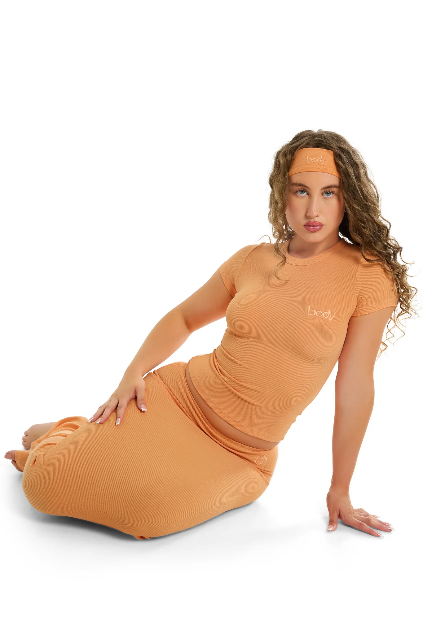 RIBBED SHIRT ESSENTIAL (ORANGE)