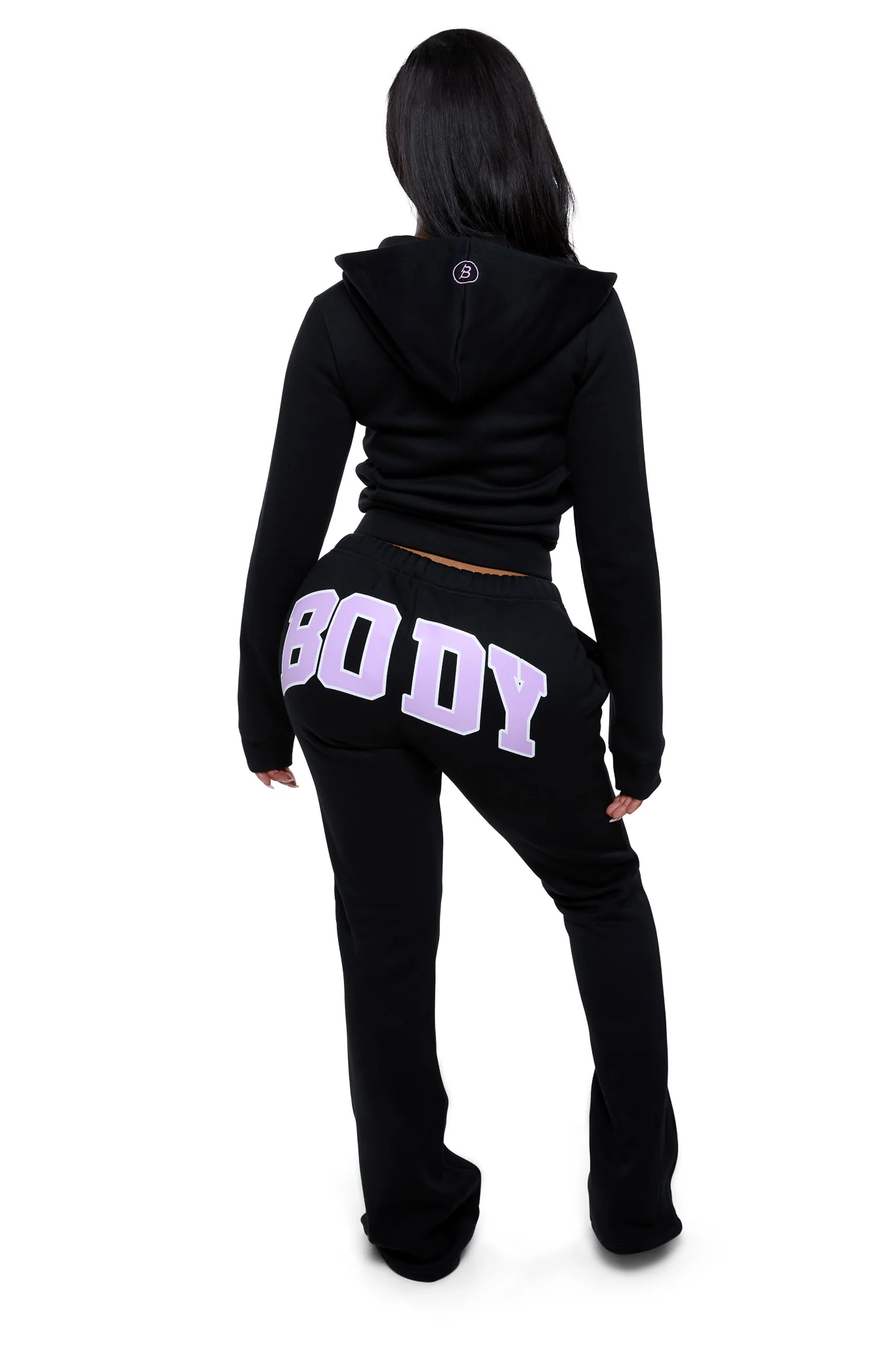 BACKSHOT SWEATPANTS 2.0 (BLACK/PURPLE)