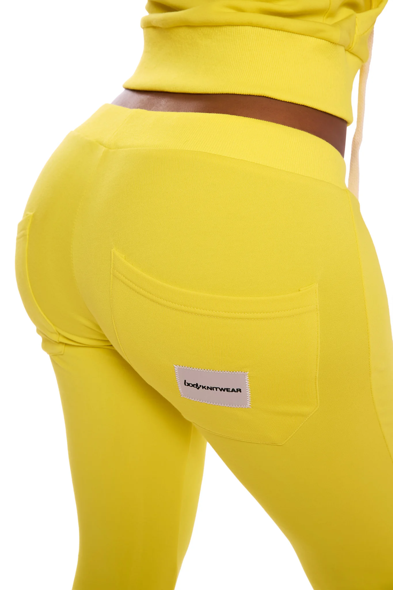 BODY KNITWEAR PANTS (YELLOW)