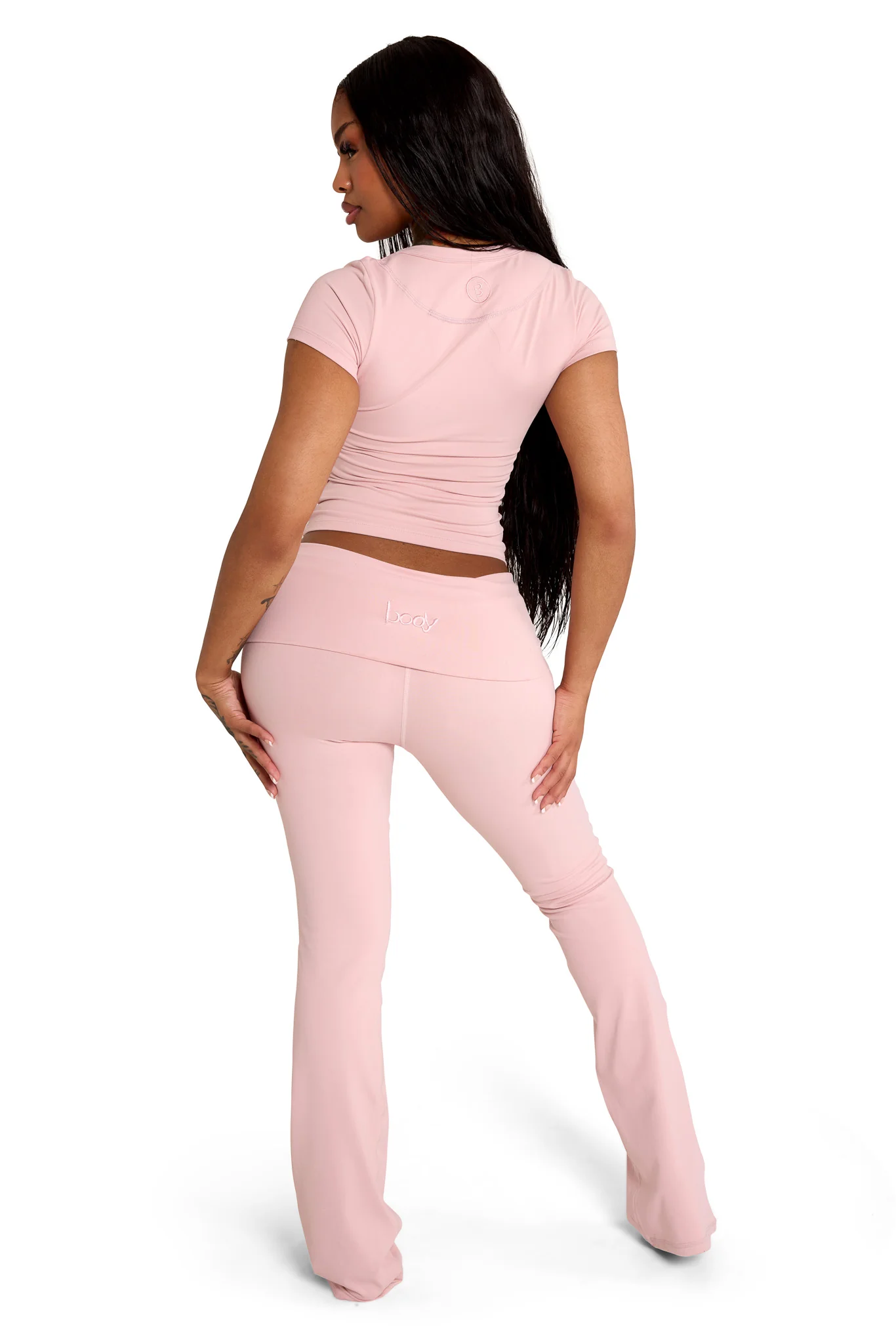 YOGA PANTS (BLUSH PINK)