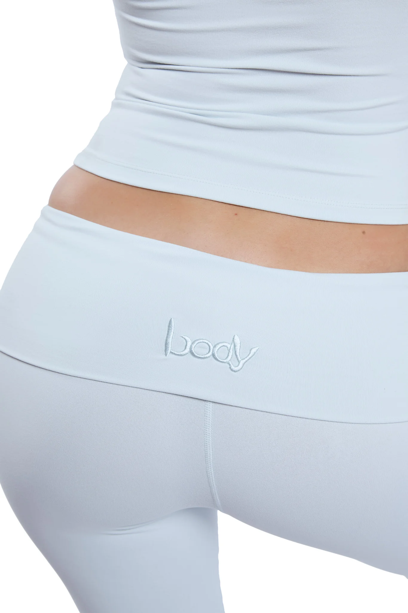 YOGA PANTS (ICE BLUE WHITE)