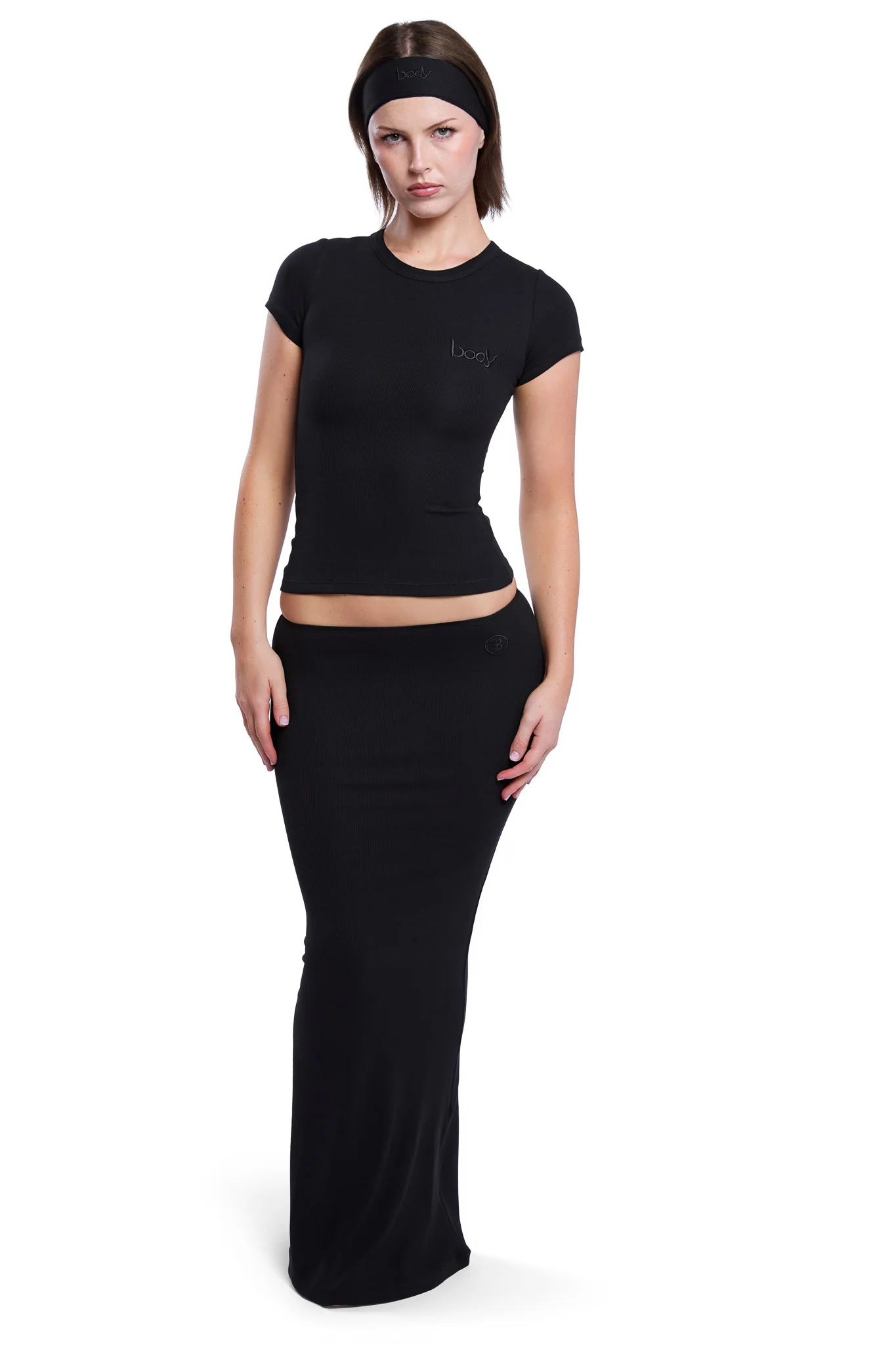 RIBBED SHIRT ESSENTIAL (BLACK)