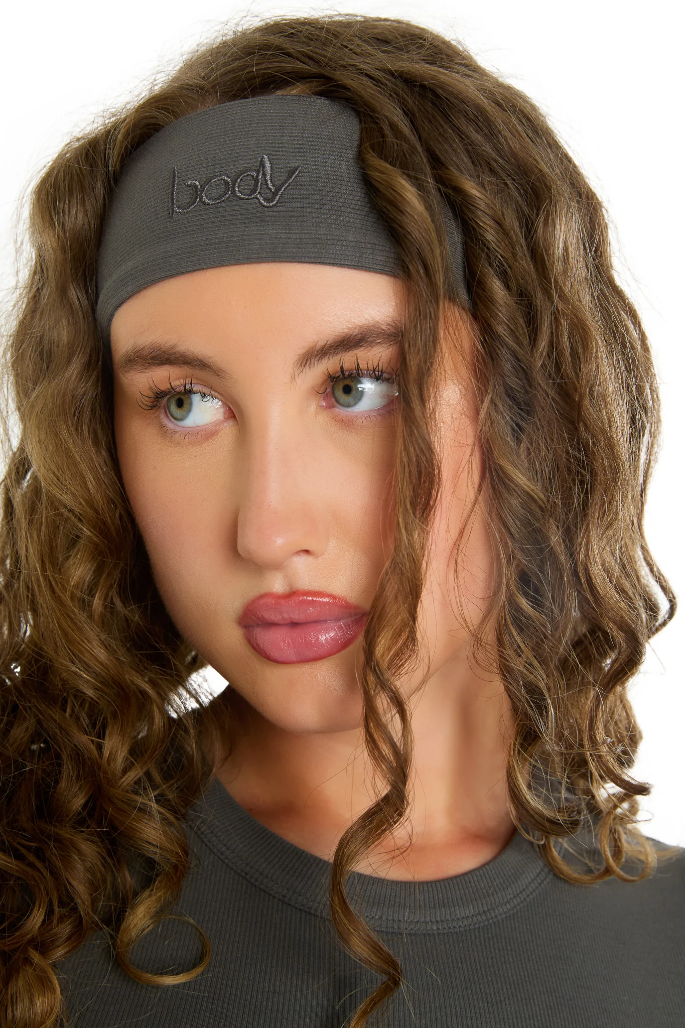 RIBBED HEADBAND ESSENTIAL (CHARCOAL)