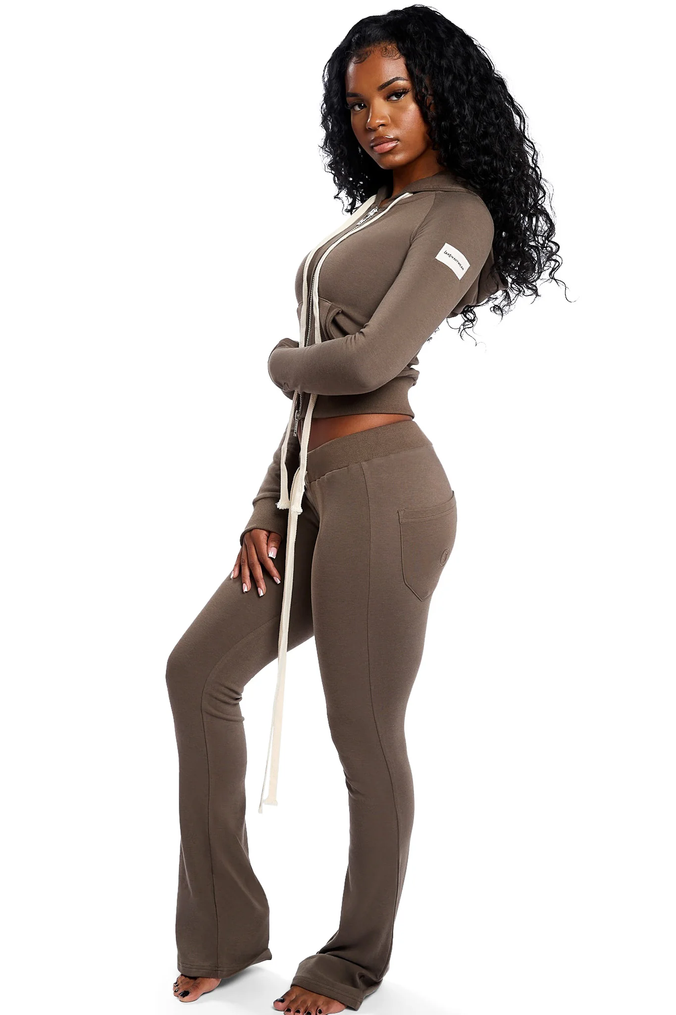BODY KNITWEAR PANTS (CHOCOLATE MOUSSE)