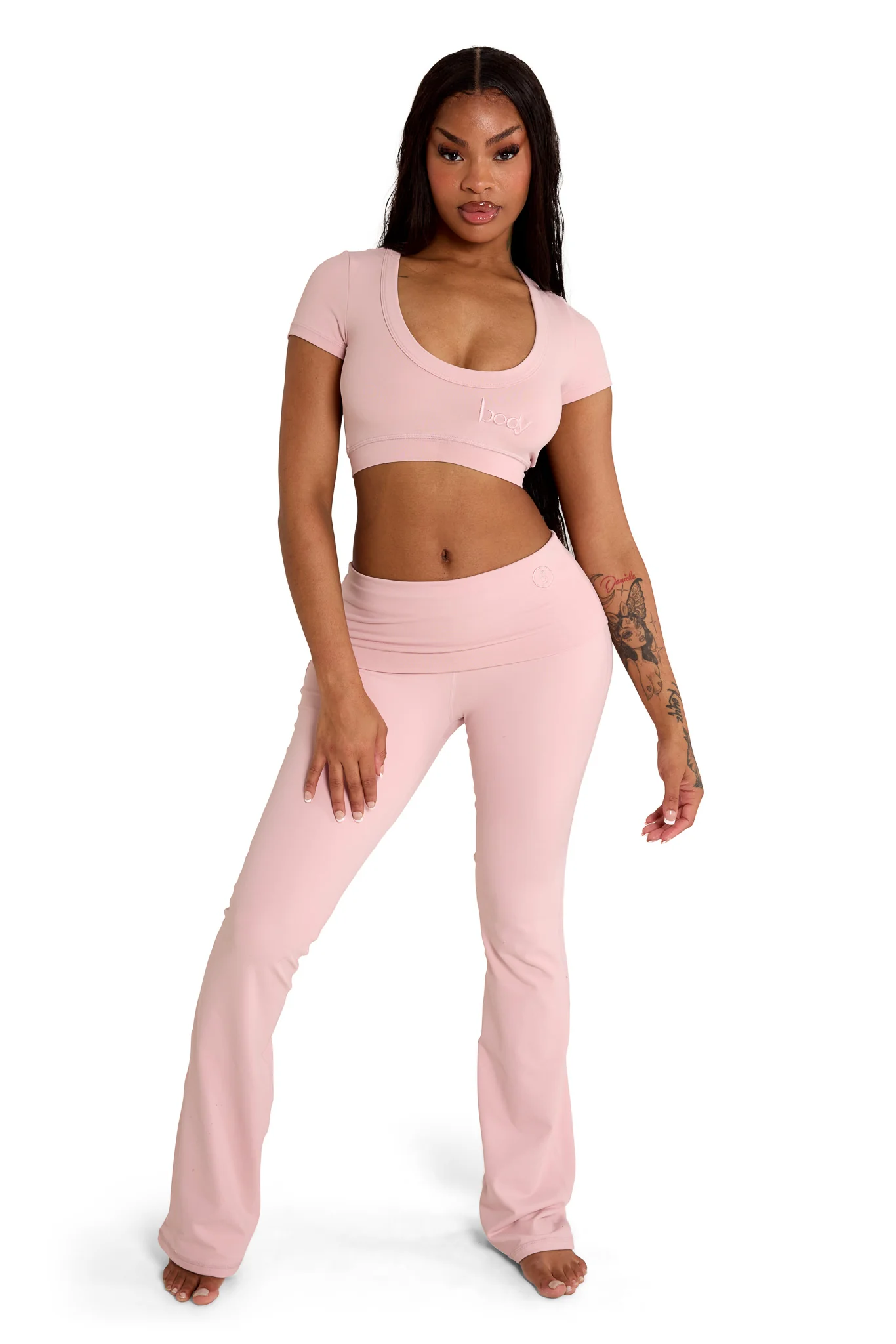 YOGA PANTS (BLUSH PINK)