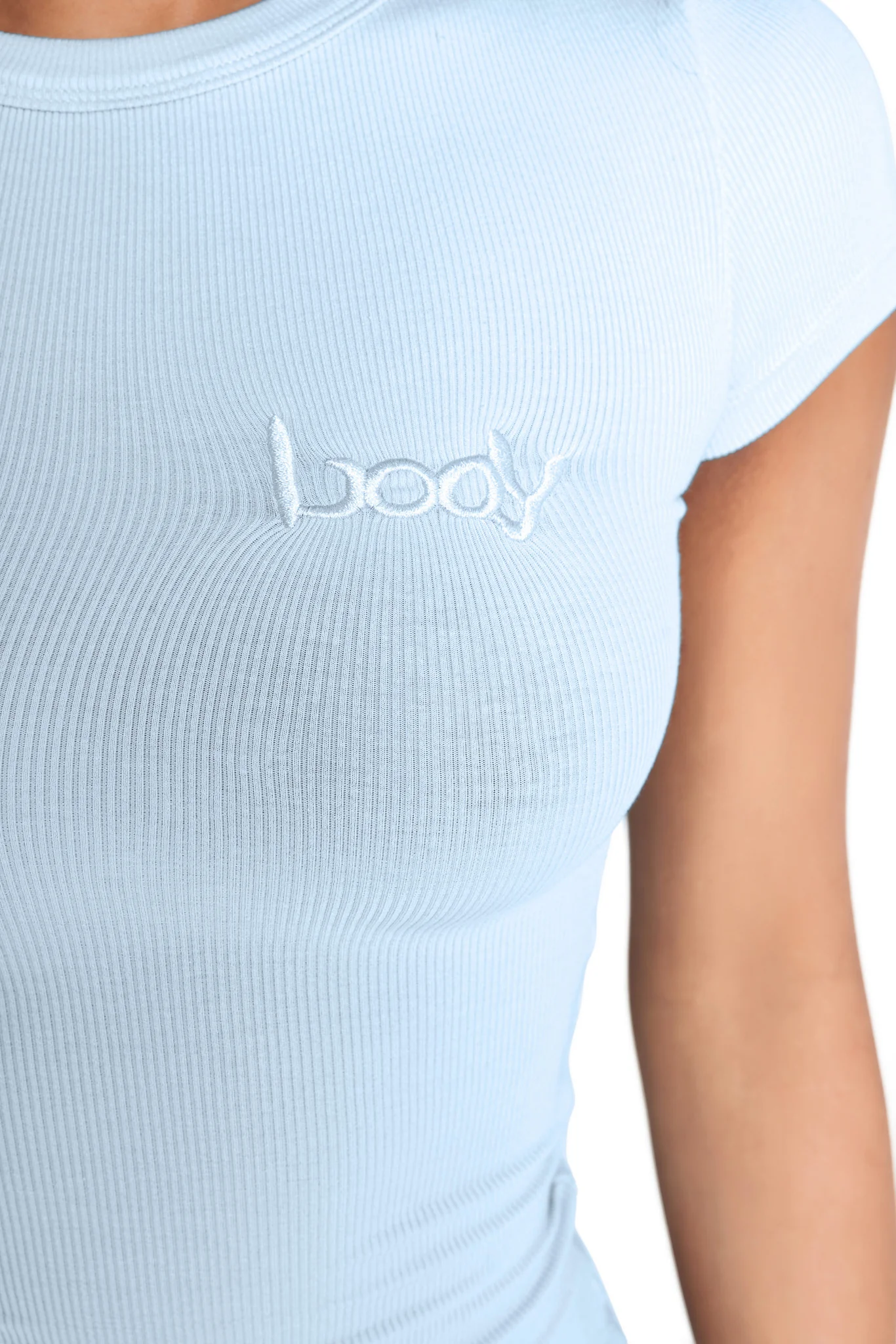 RIBBED SHIRT ESSENTIAL (ICE)