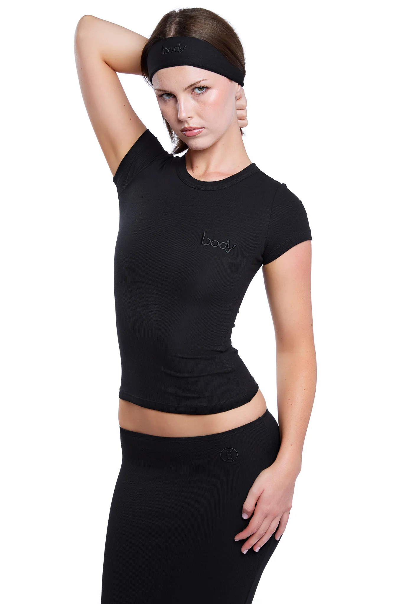 RIBBED SHIRT ESSENTIAL (BLACK)