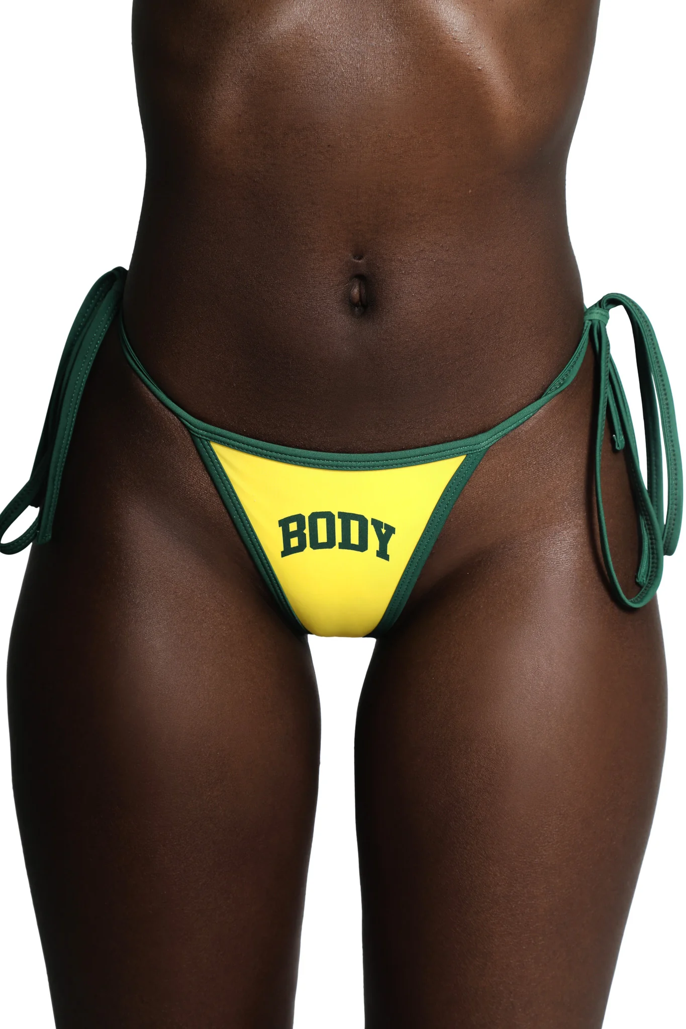 BACKSHOT BIKINI BOTTOM (YELLOW/GREEN)
