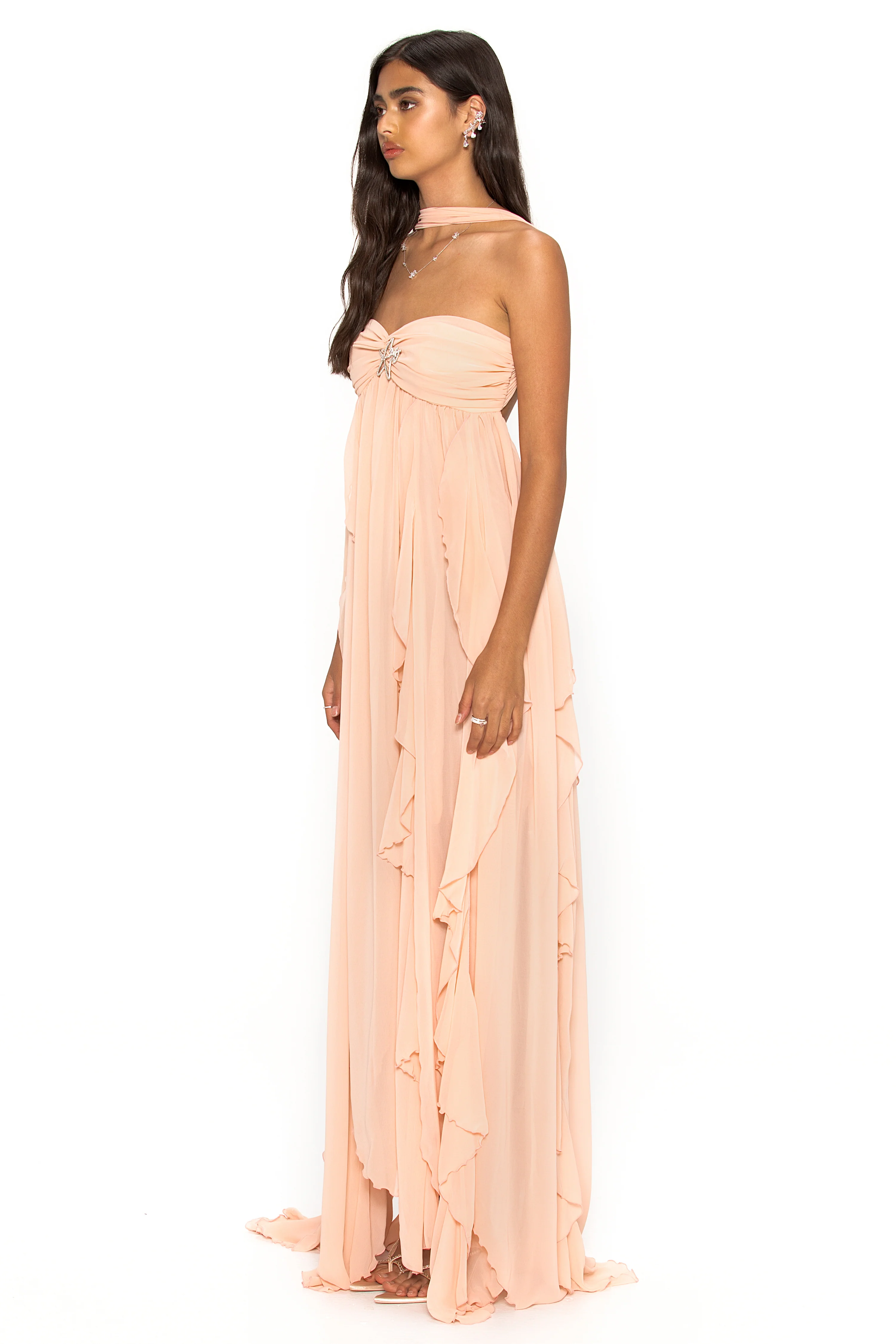 Mariah Dress (Peach)