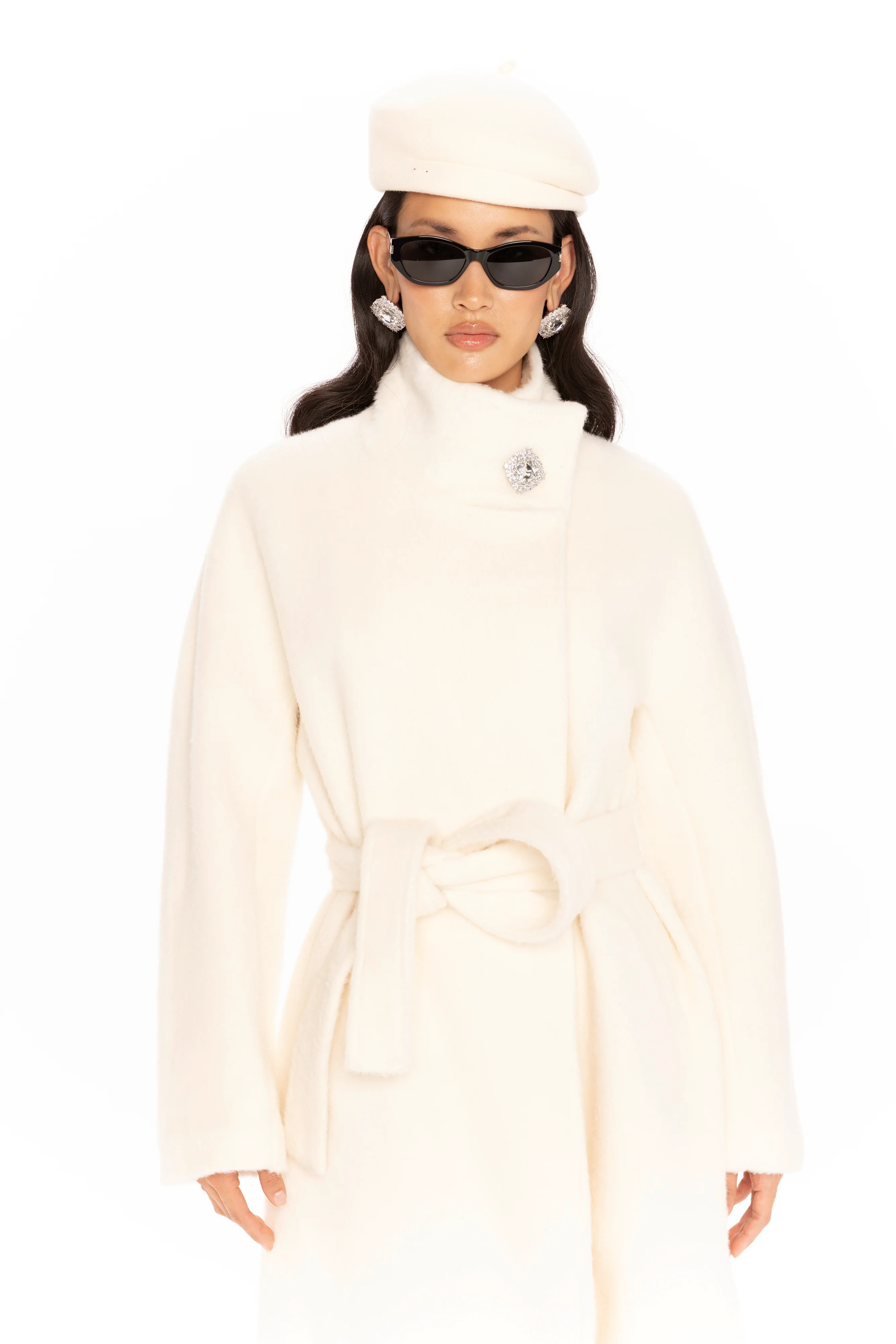 Audrey Long Coat (Off-white)