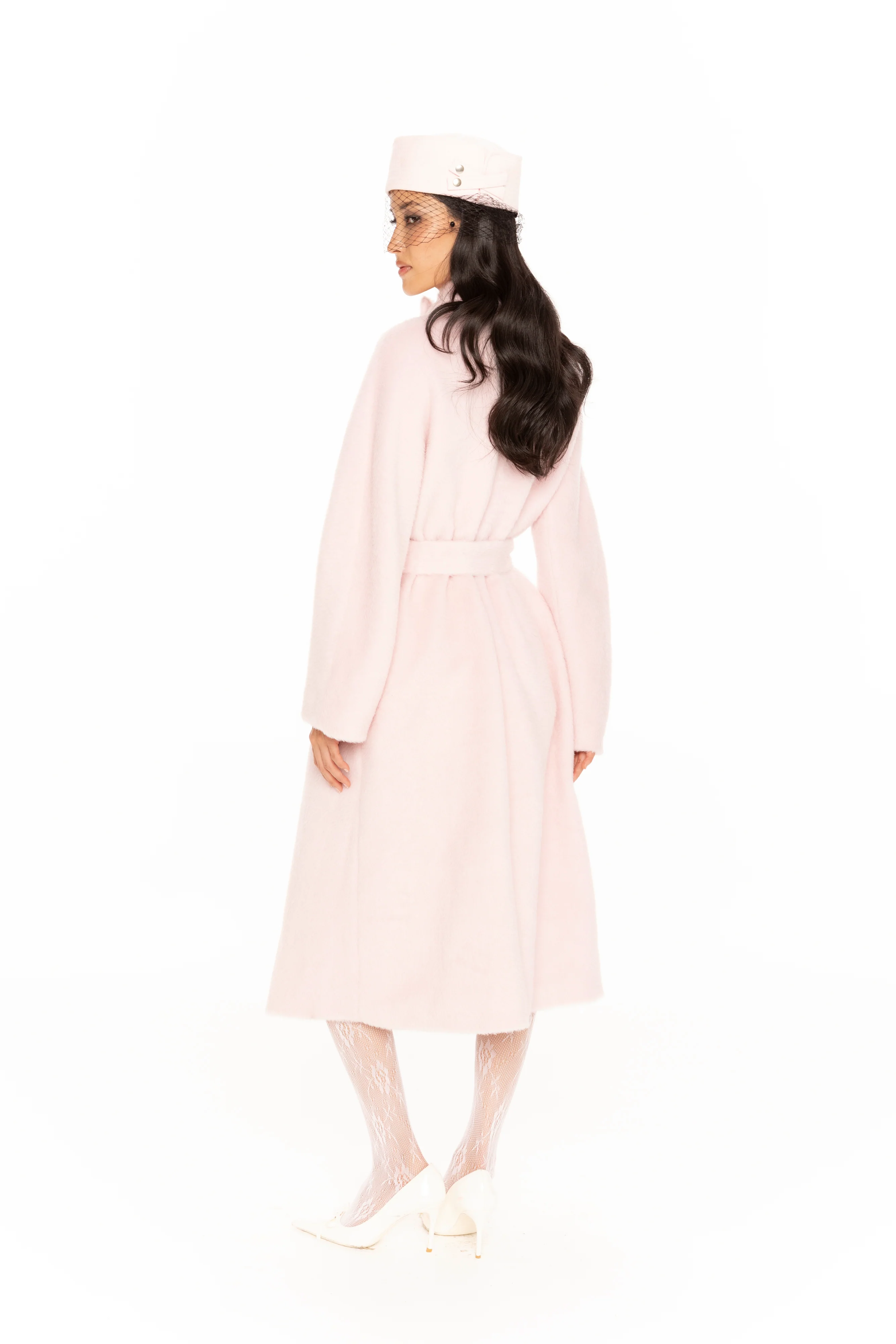 Audrey Long Coat (Pink)