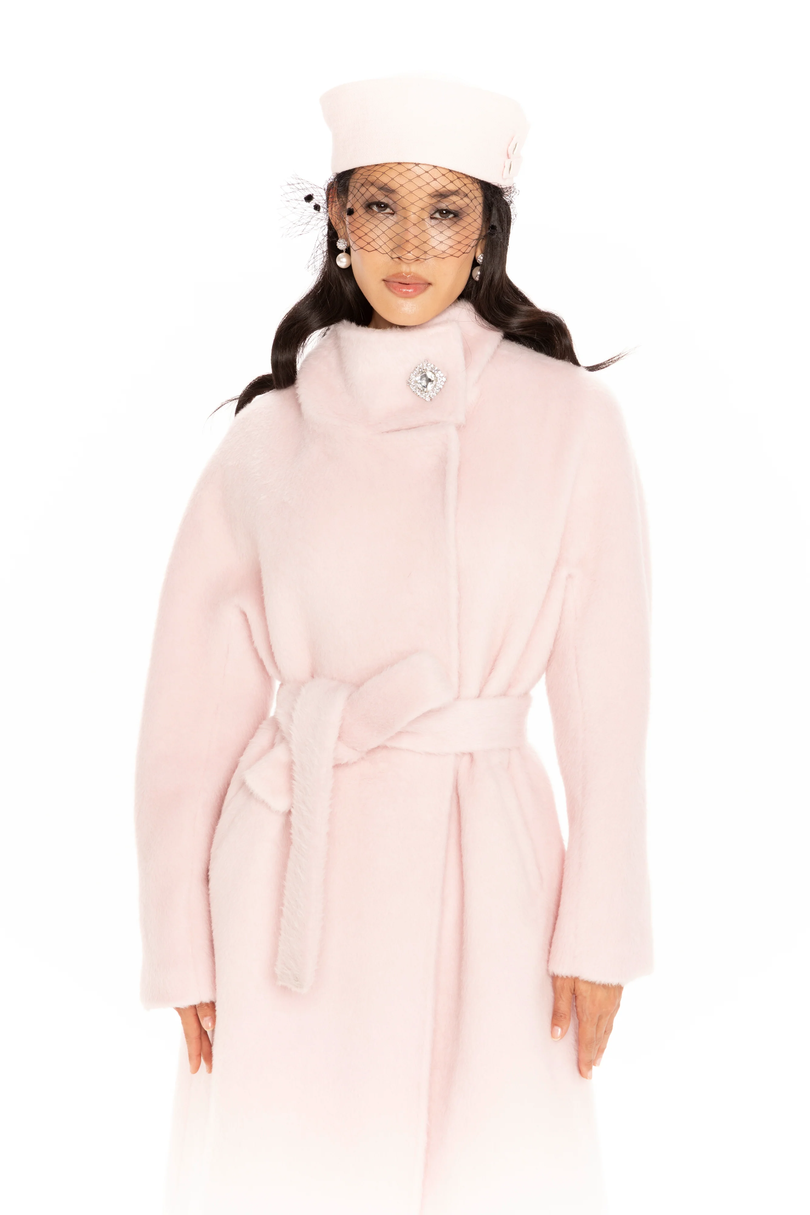 Audrey Long Coat (Pink)