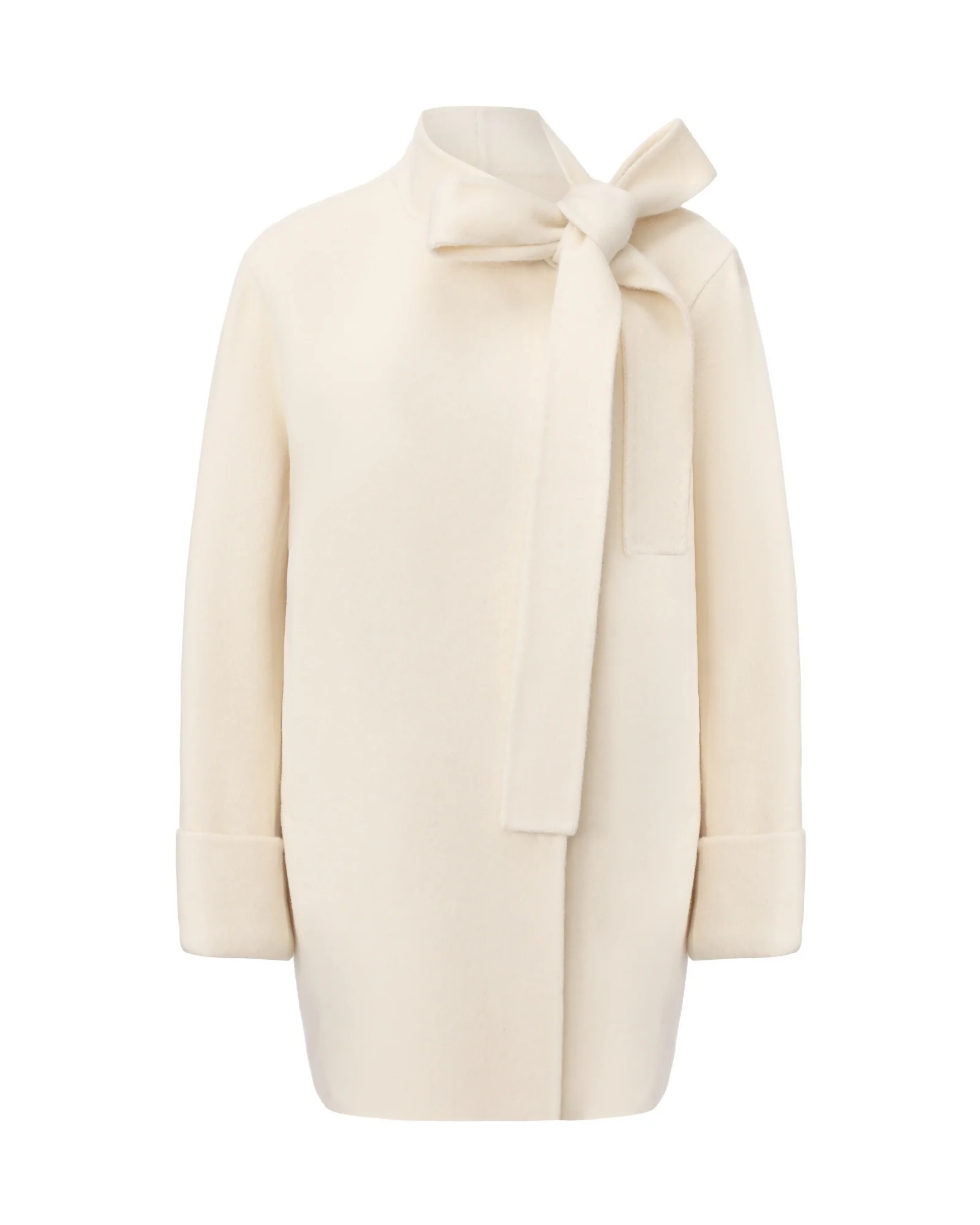 Juliette Cocoon Coat (White)