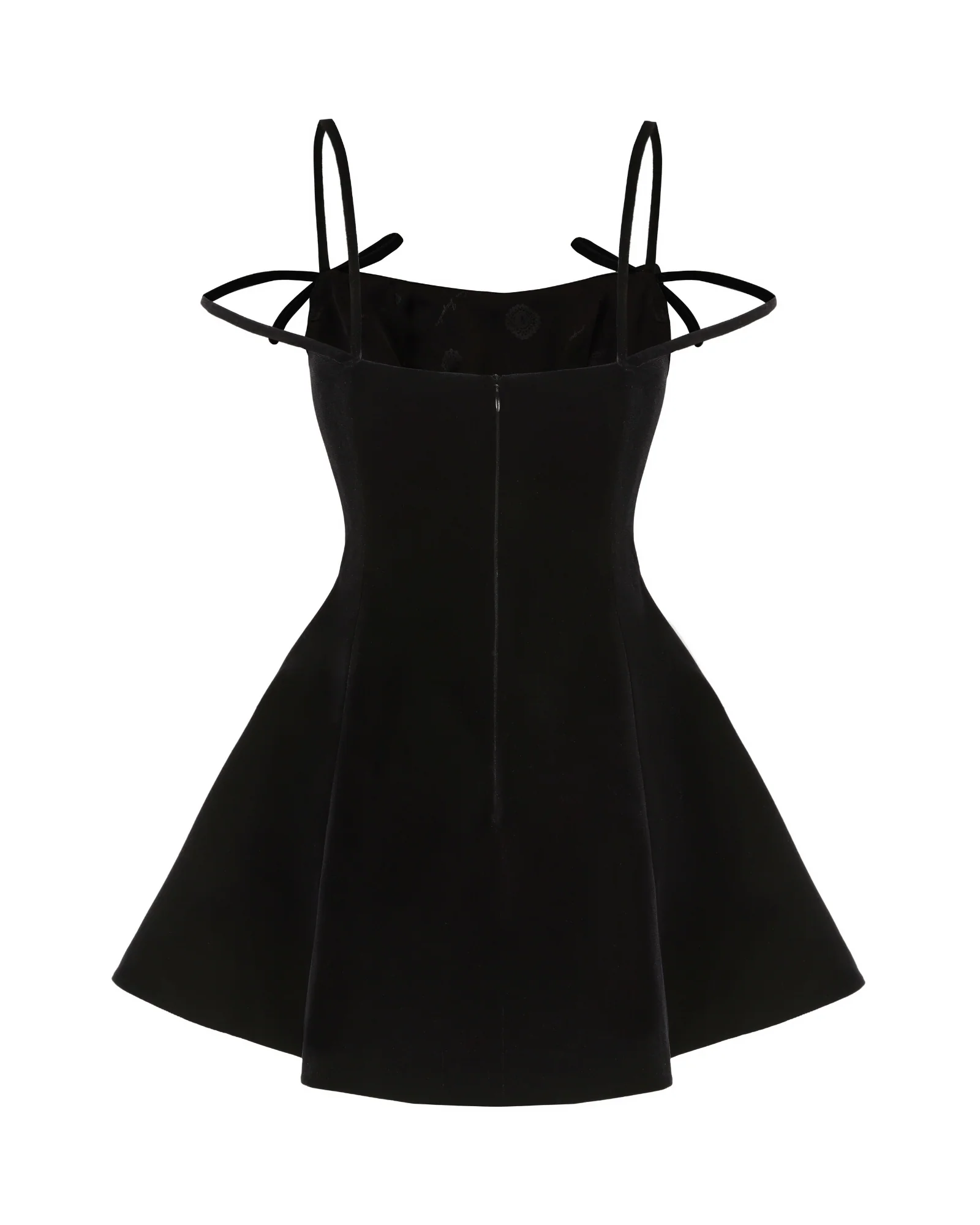 Chantal Bow Velvet Mini Dress