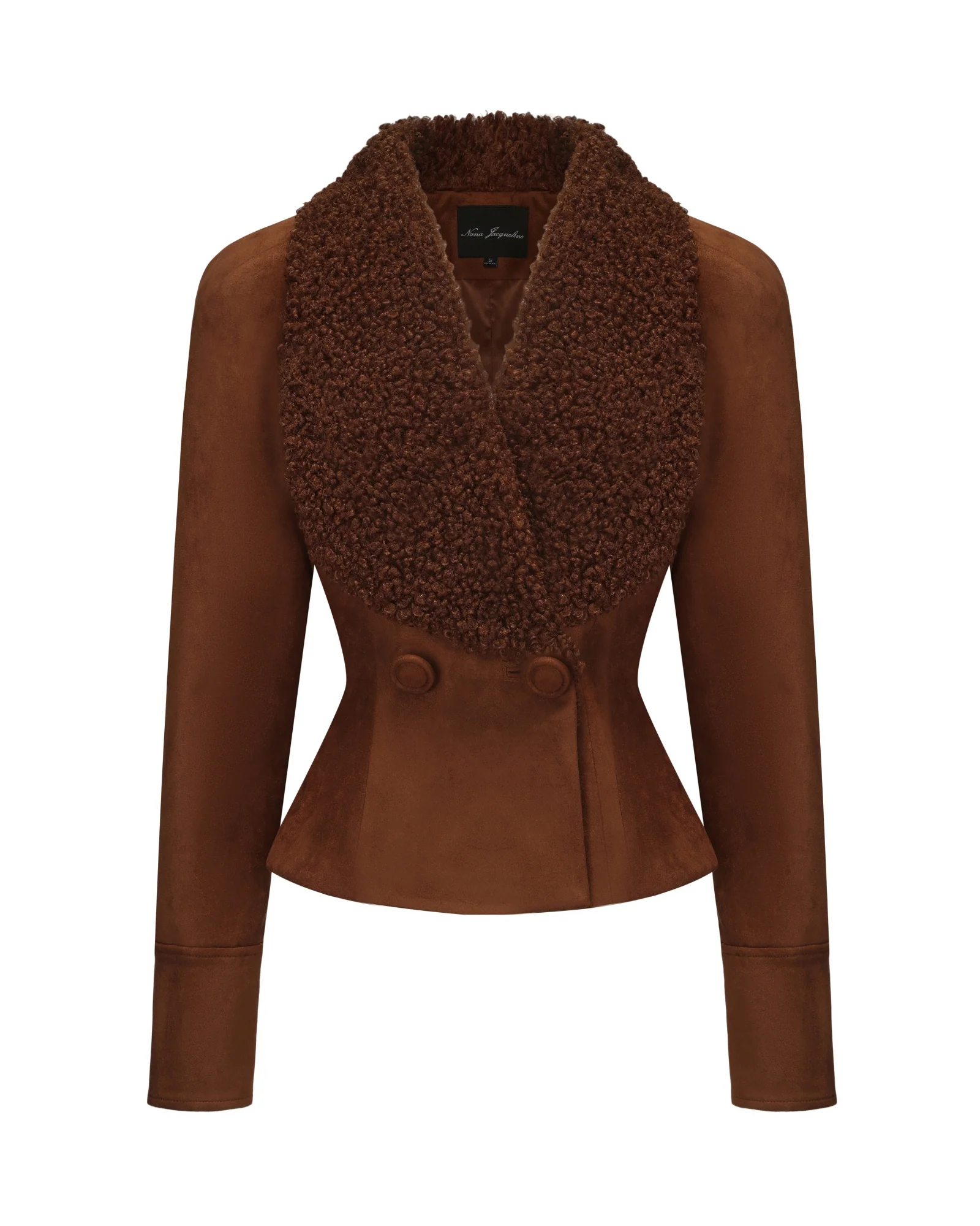 Celine Suede Coat (Brown)