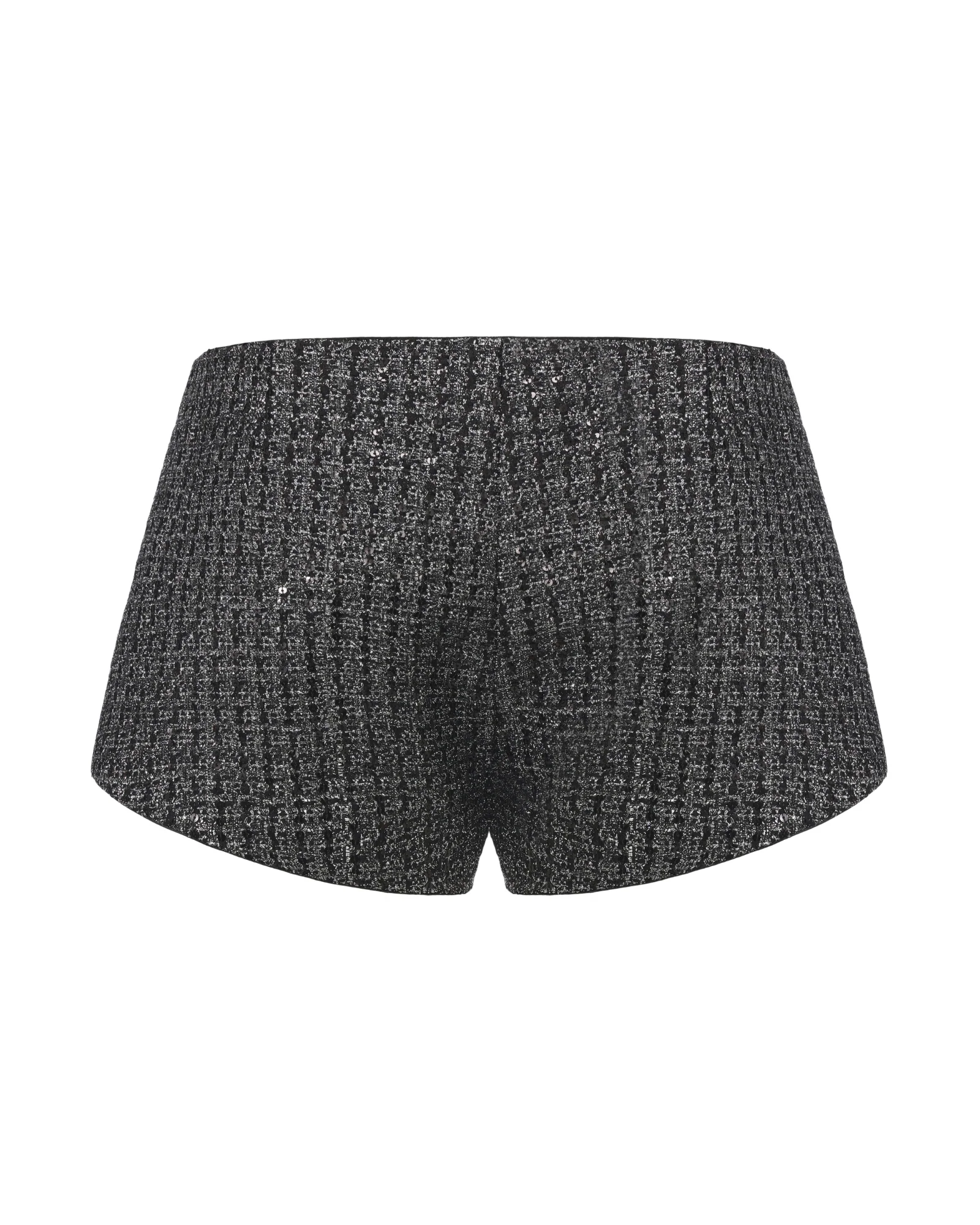 Anabella Shorts (Black & Silver)