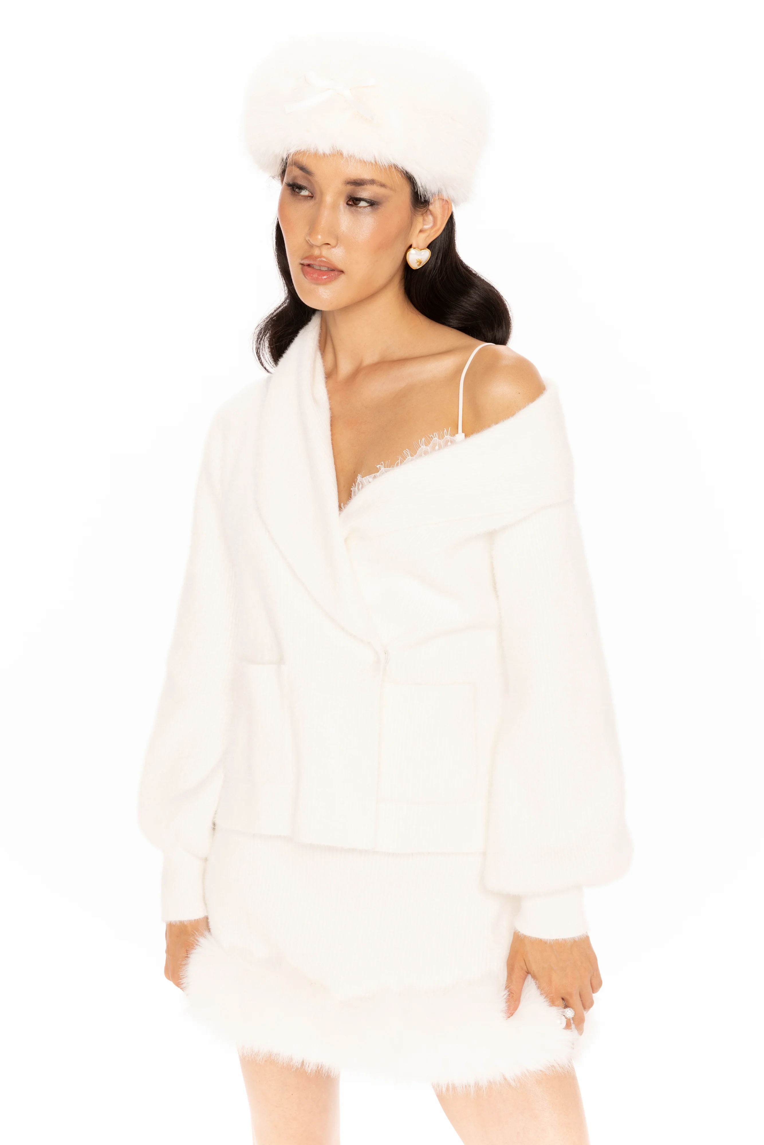 Anika Mini Skirt (White)