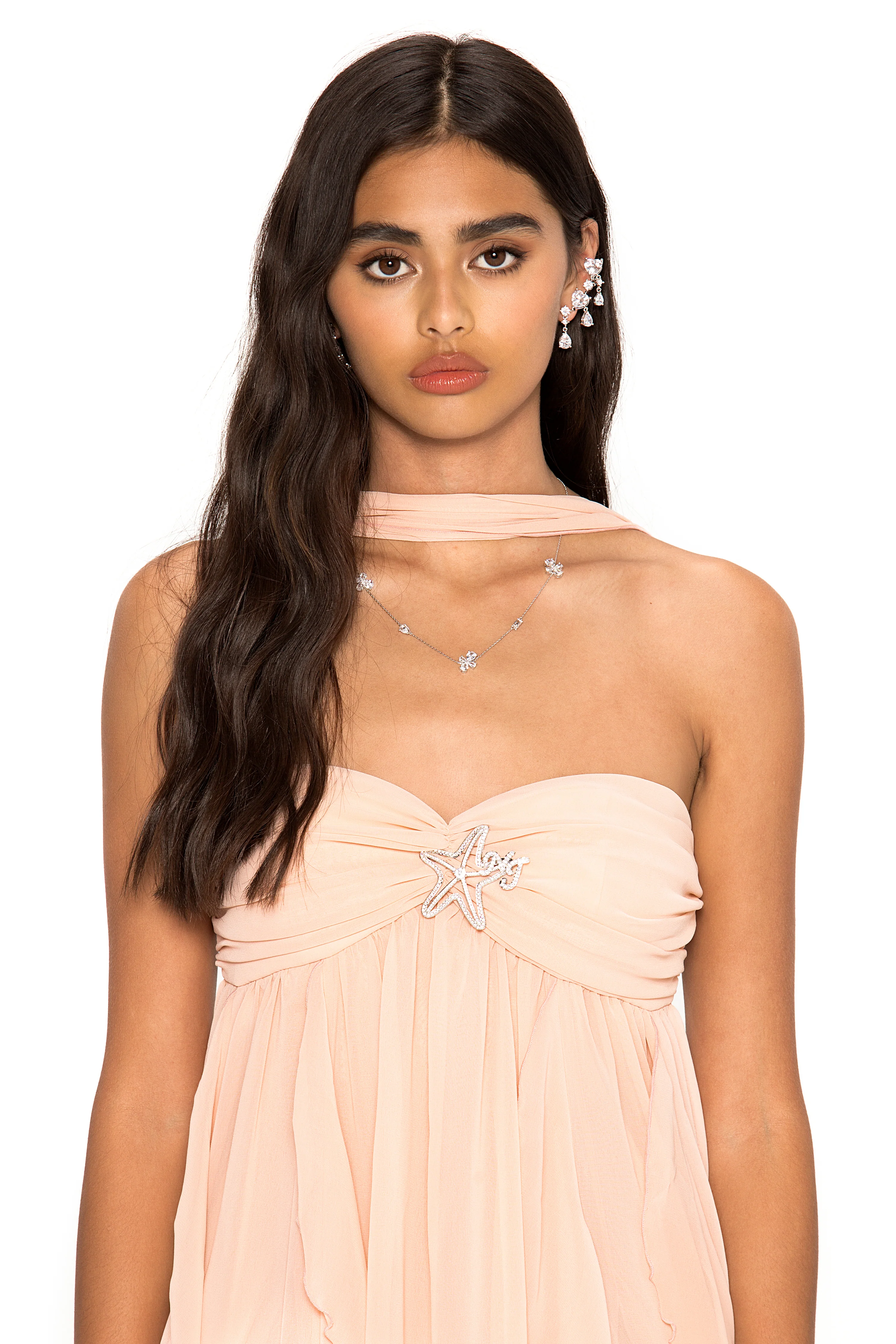 Mariah Dress (Peach)