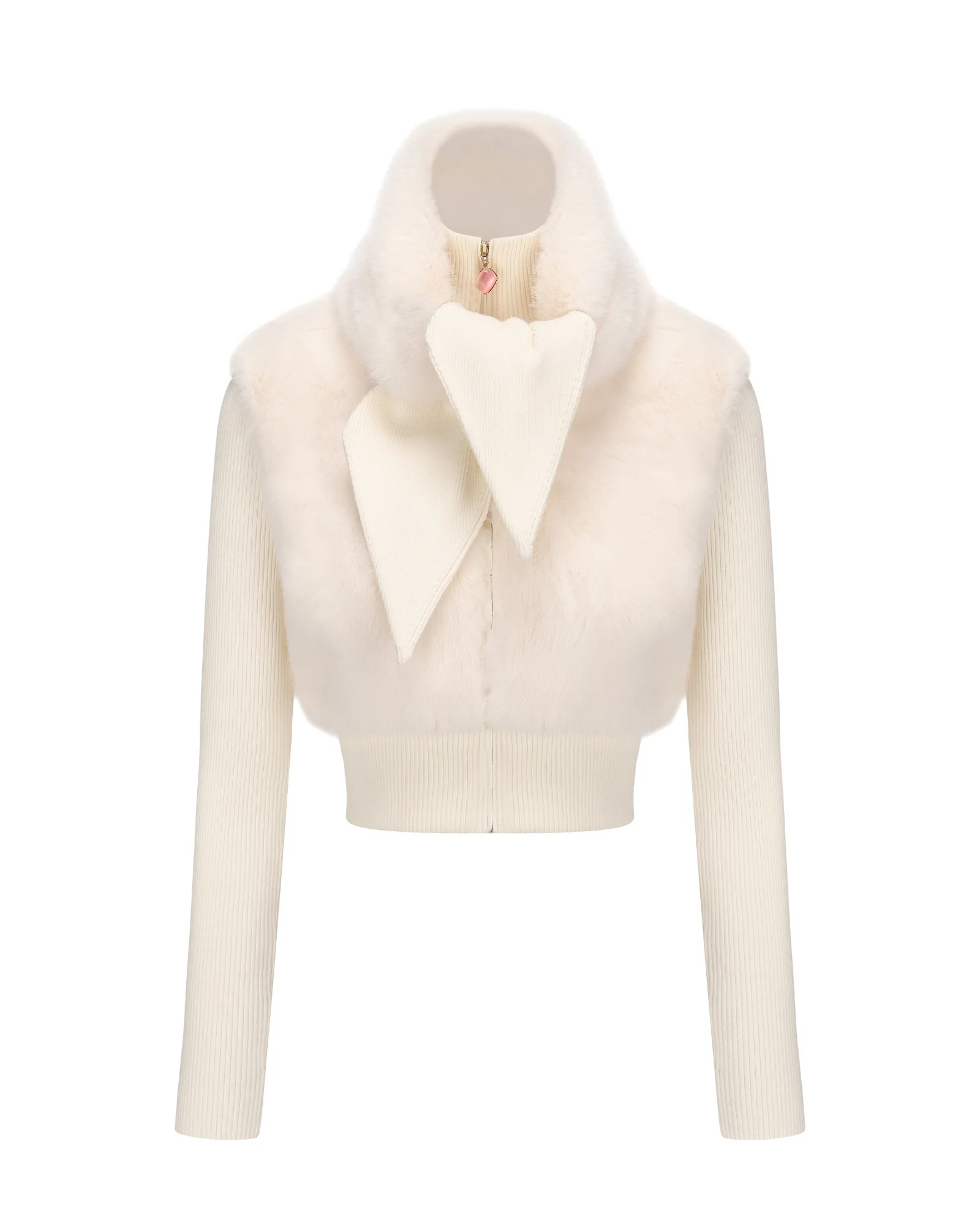 Hailey Knit Jacket (White)