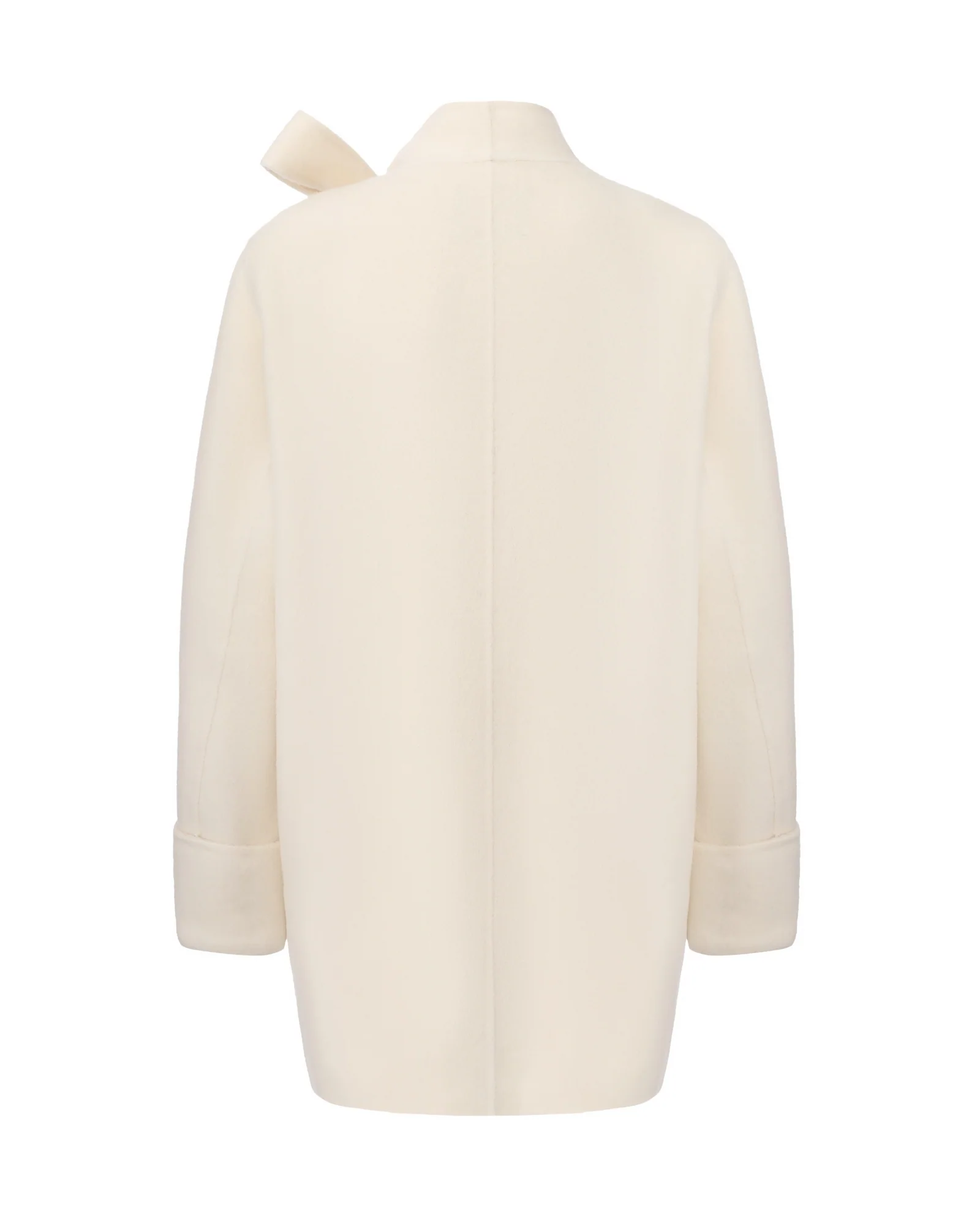 Juliette Cocoon Coat (White)