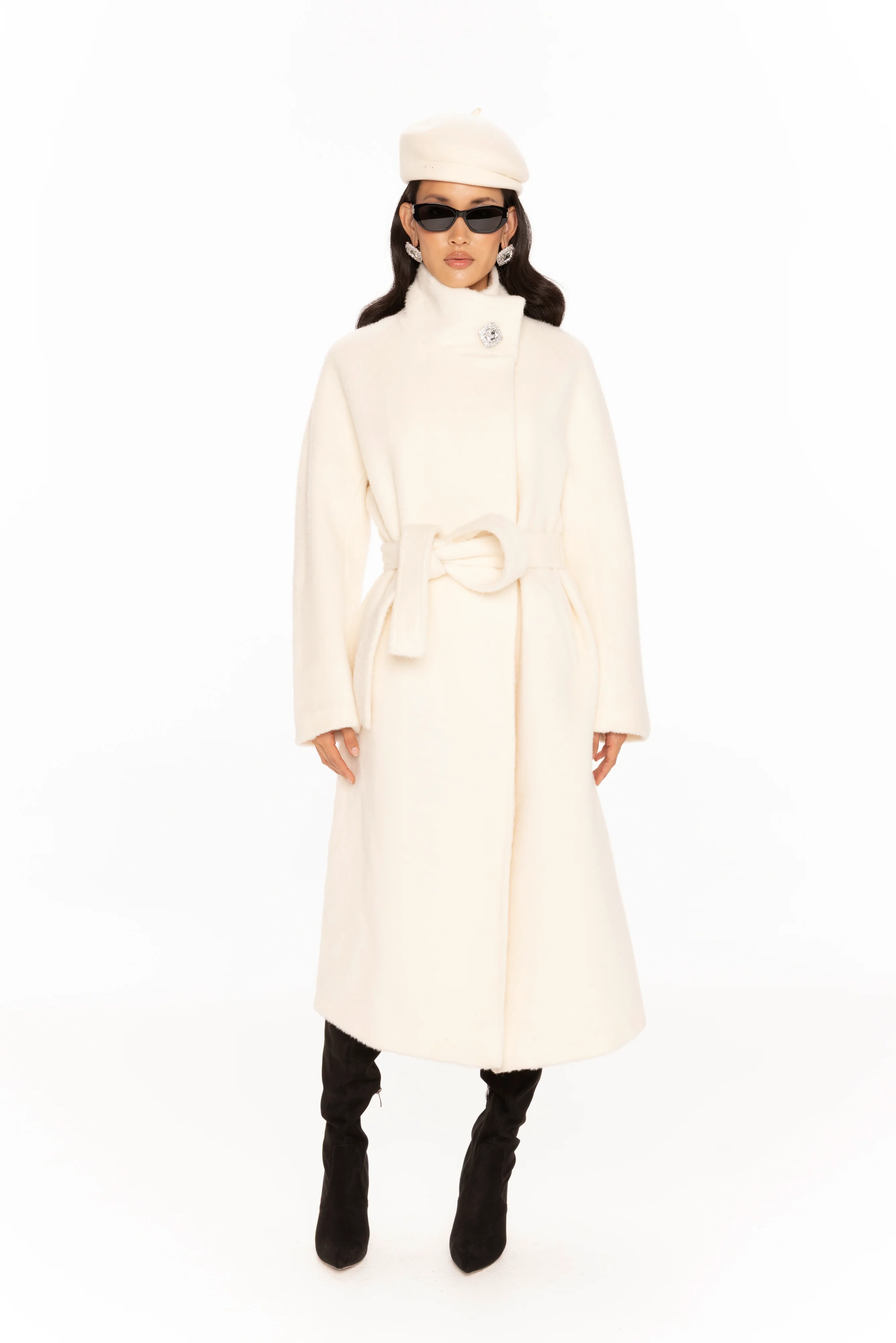 Audrey Long Coat (Off-white)