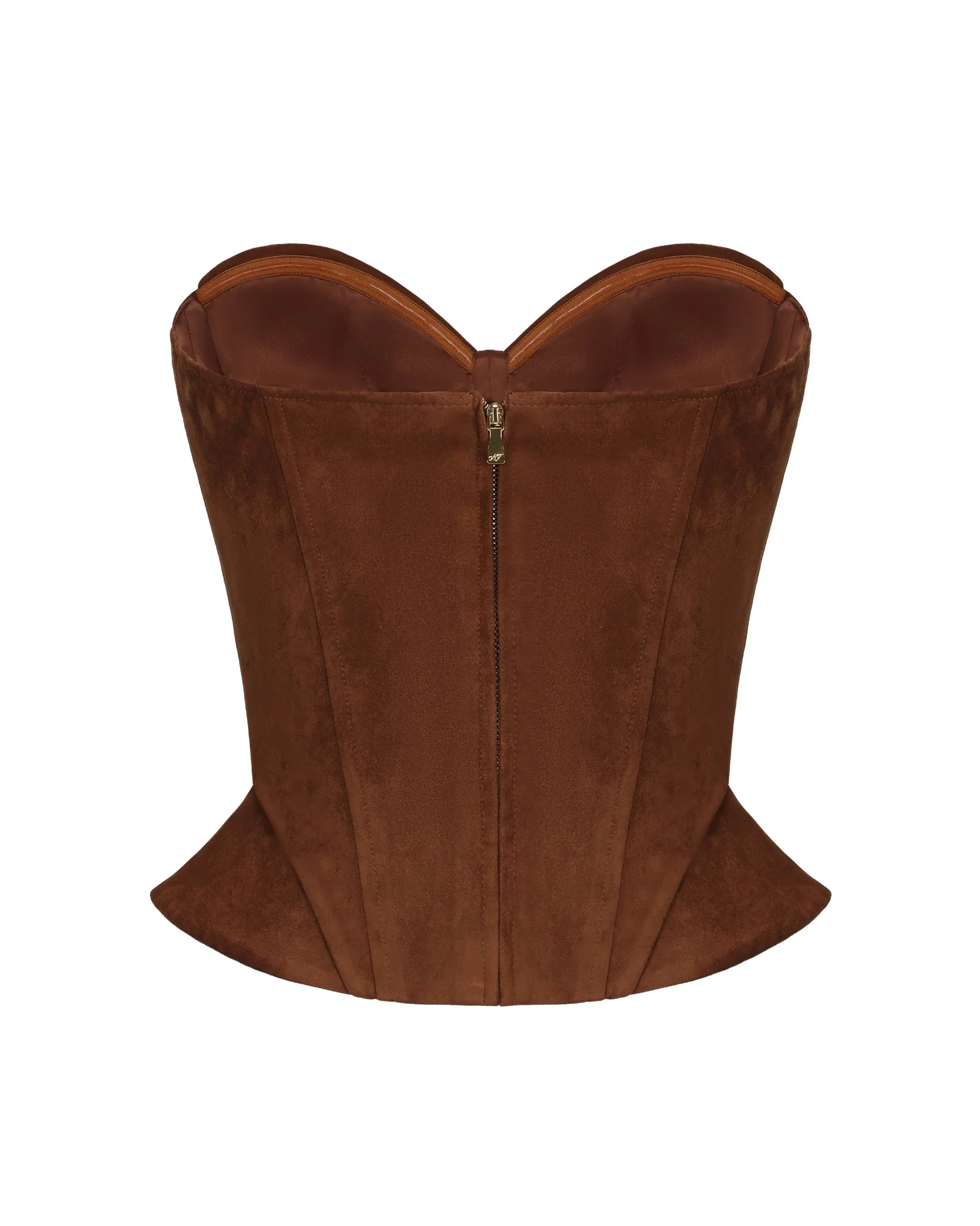 Sienna Suede Top (Brown)