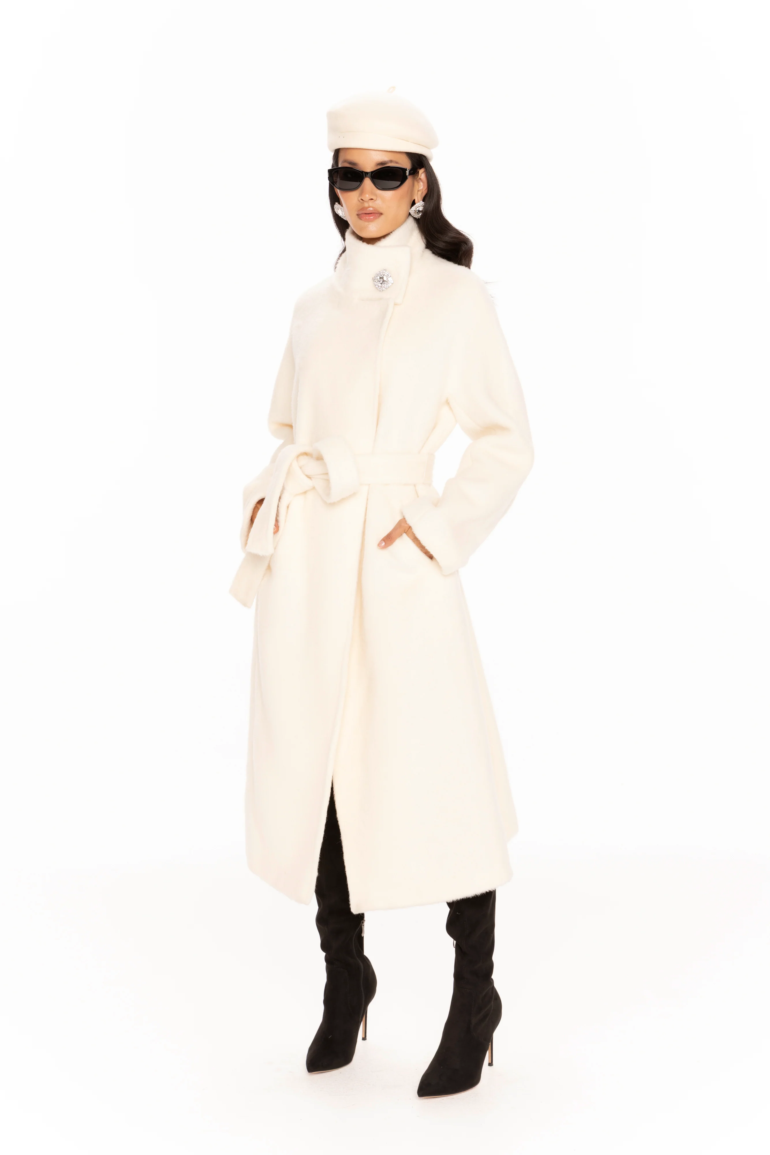 Audrey Long Coat (Off-white)
