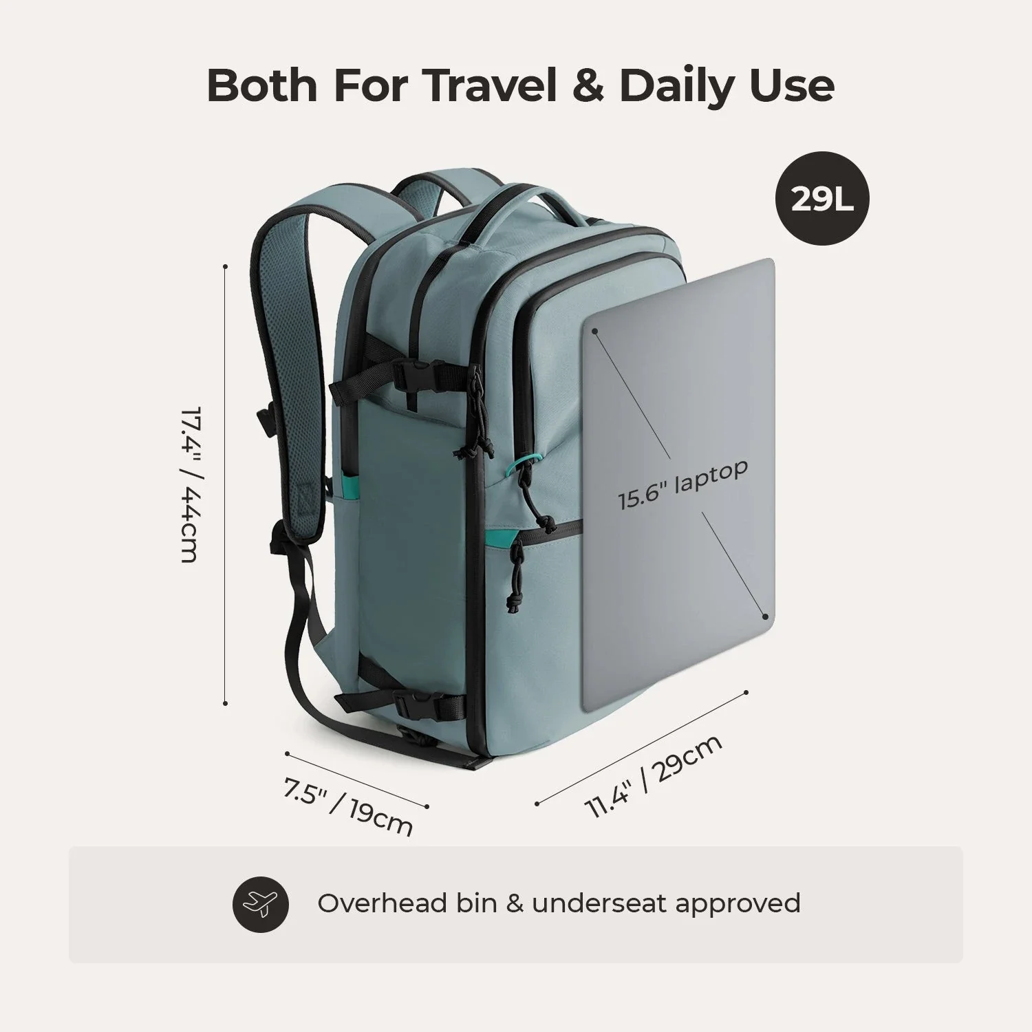 Faro 29L Travel Backpack Set