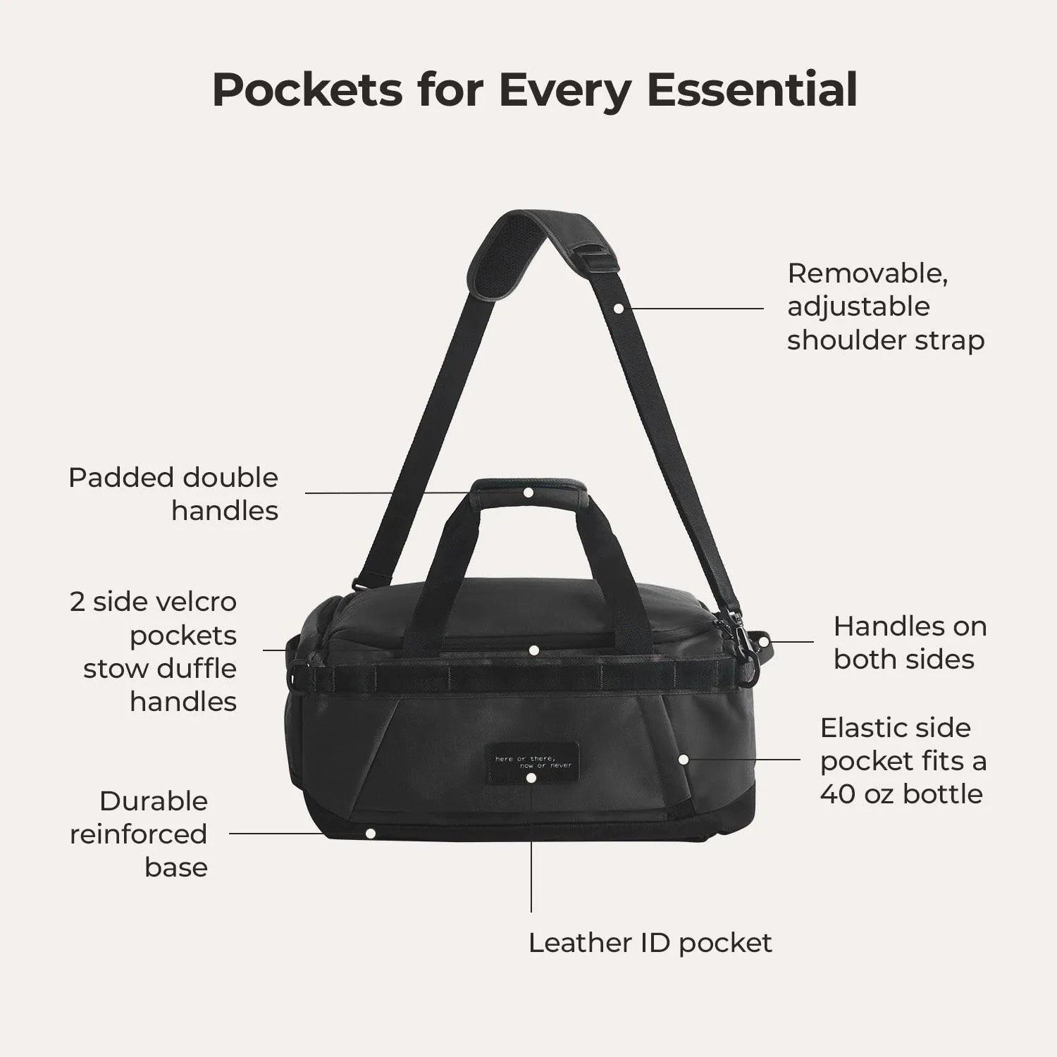 Paz 43L Duffle Backpack