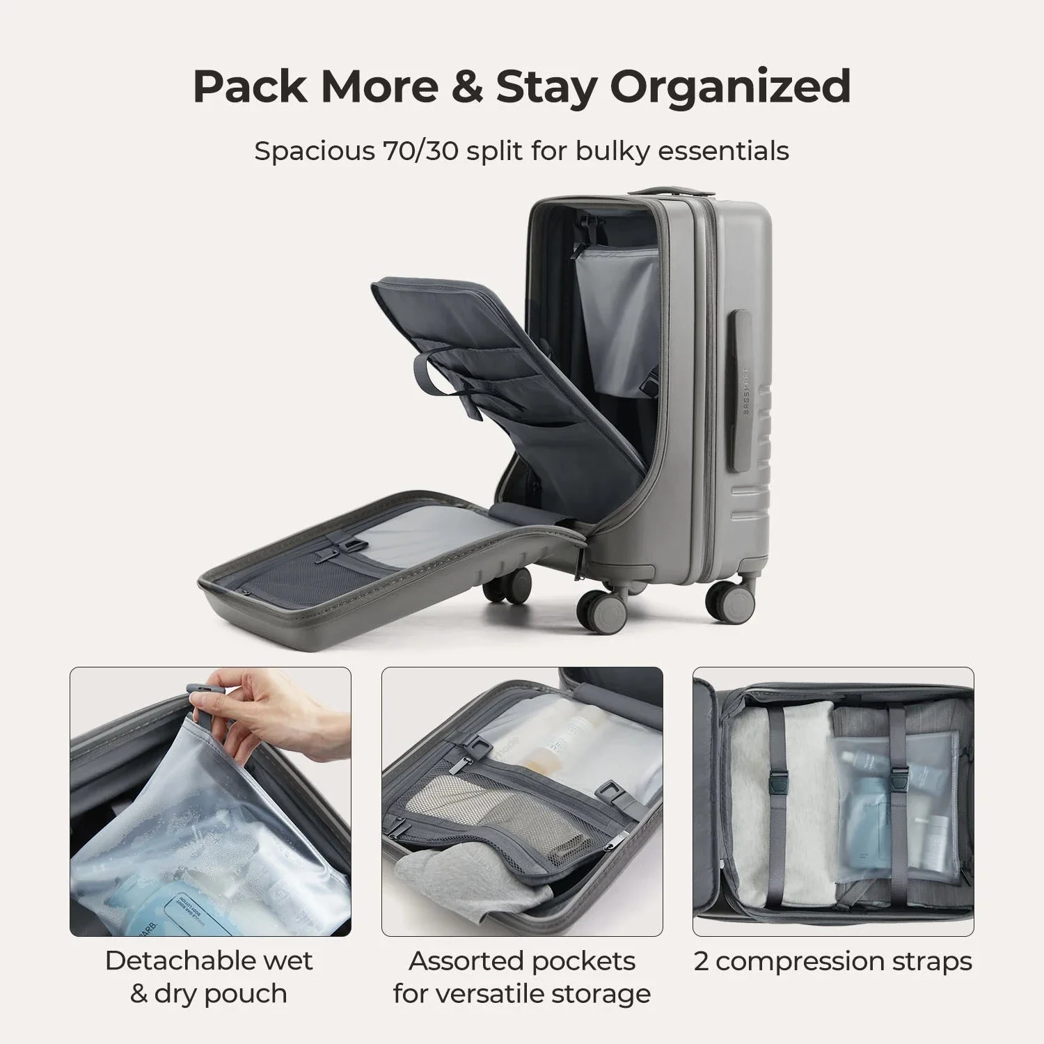 Getaway 20'' Carry-on: Front-Opening