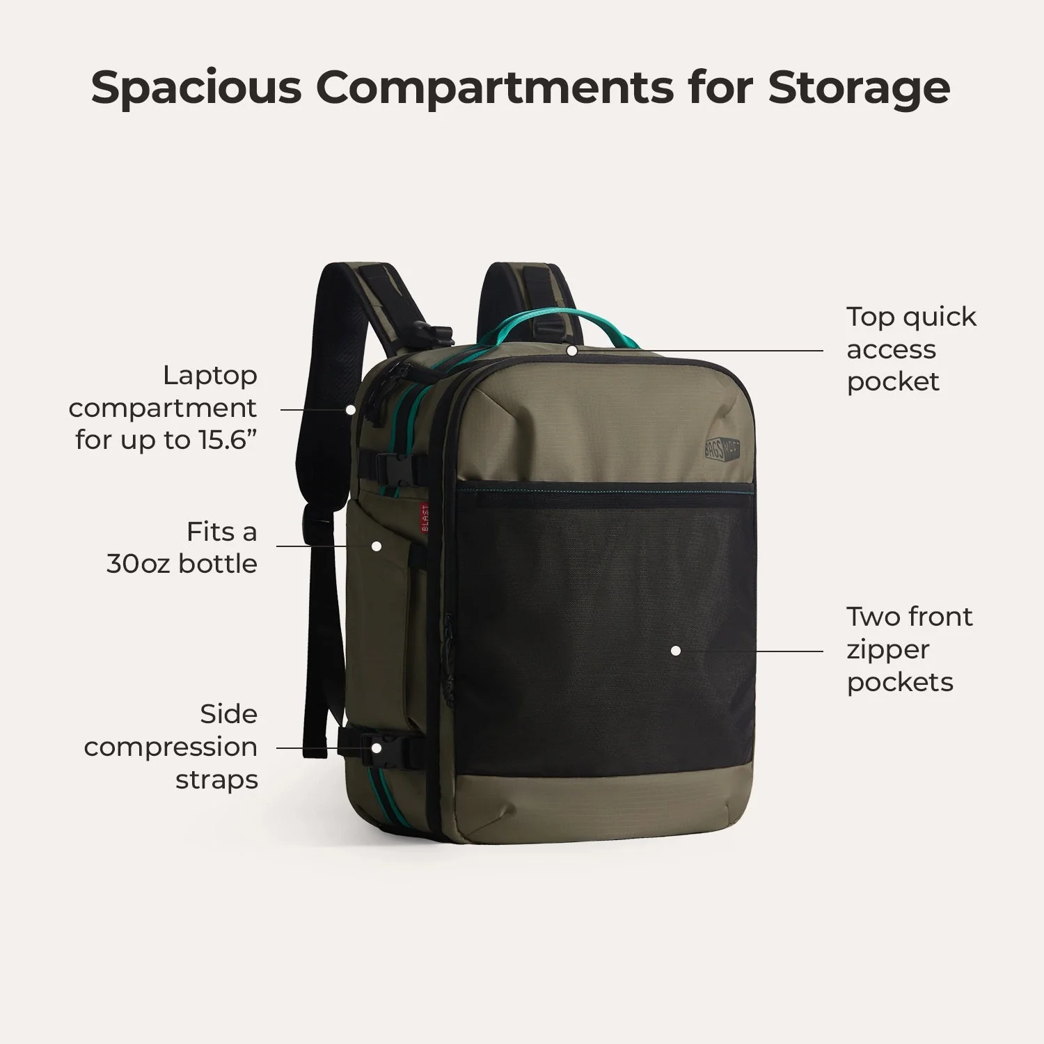 Blast Pro 40L Travel Backpack