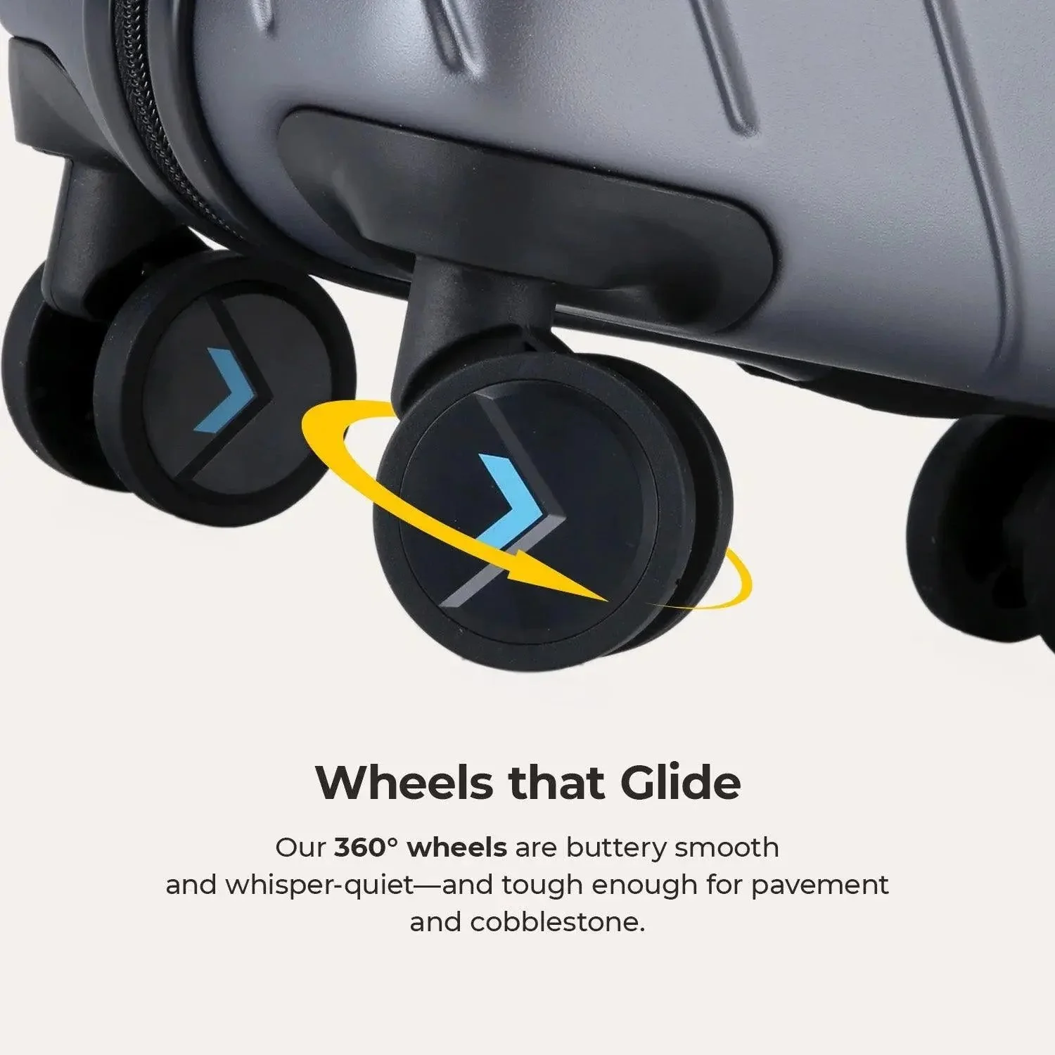 Daren 16-20 Inch Lightweight Hardside Carry-On Suitcase