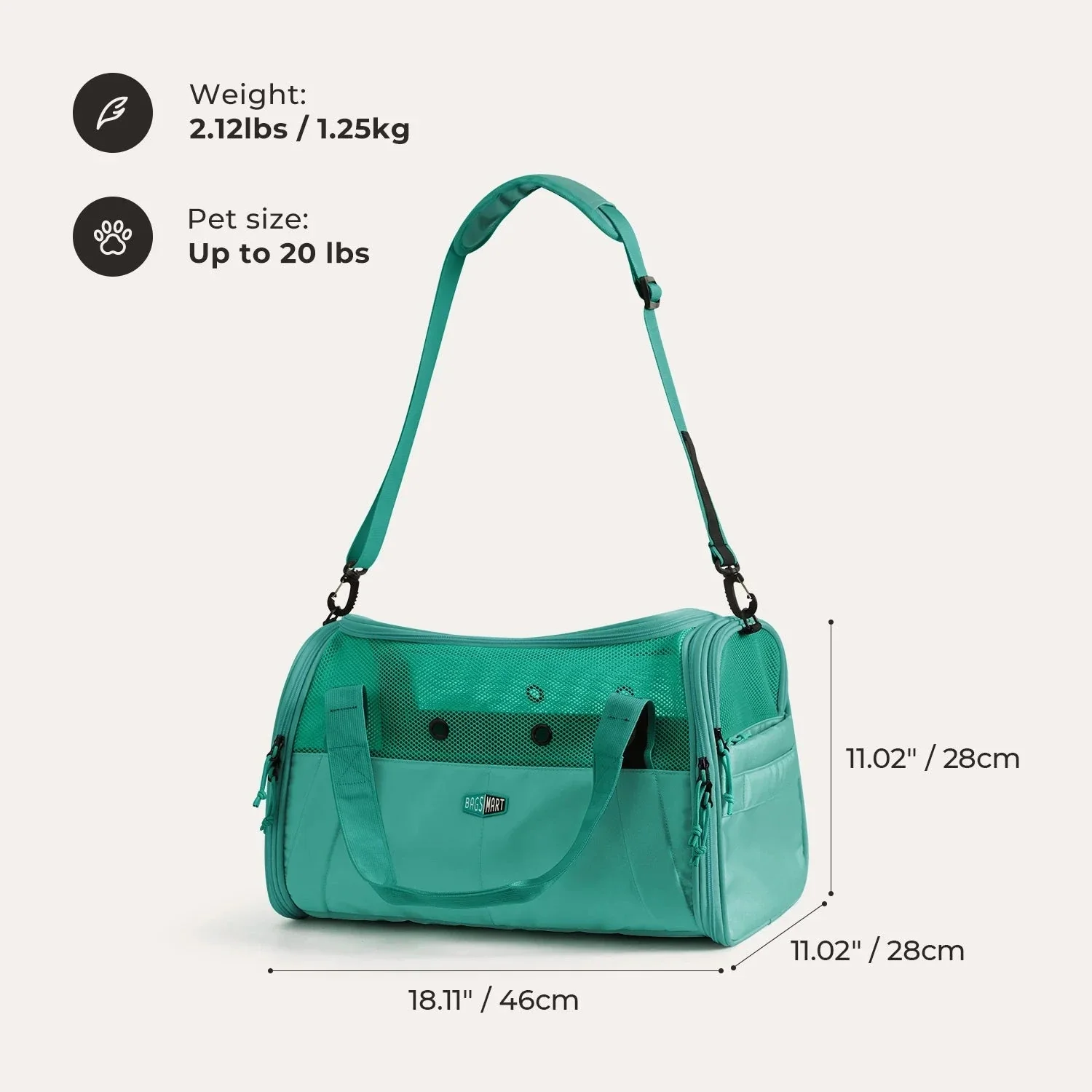 Rollover Pet Travel Carrier