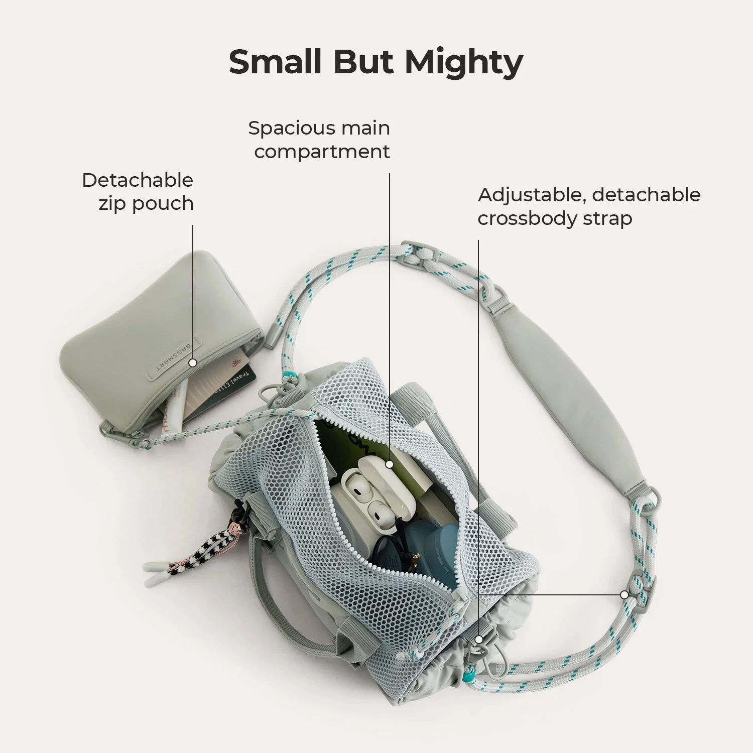 REIKI 5.5L Mesh Mini Duffle