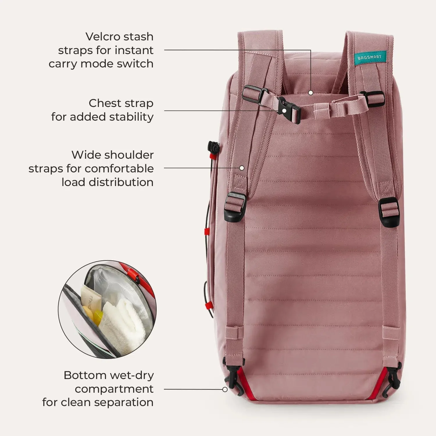 Focus Duffle Backpack