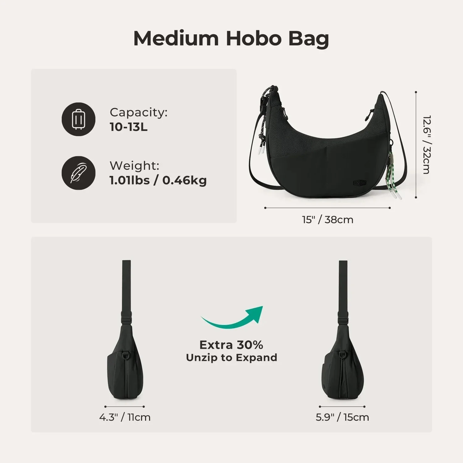 REIKI Hobo Bag