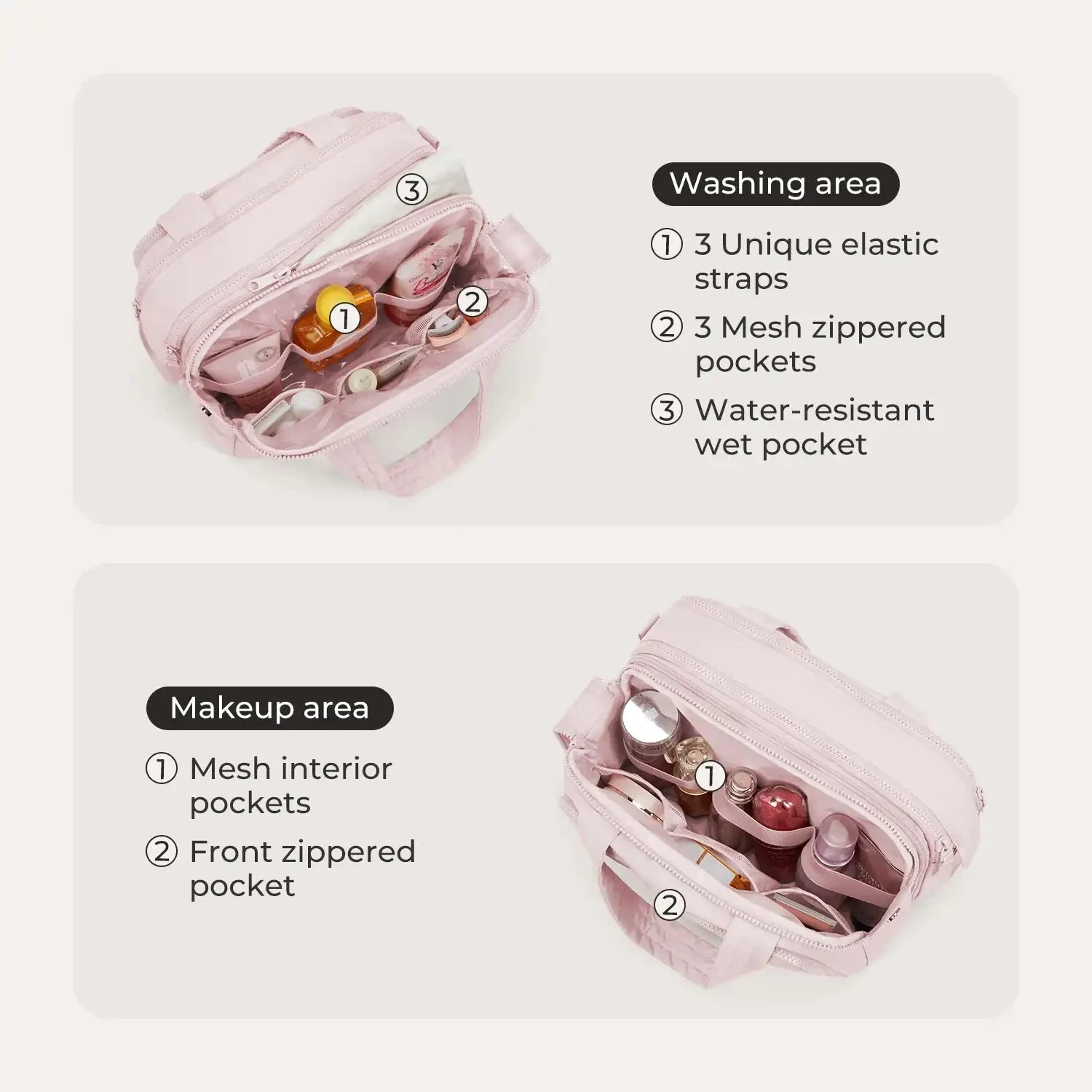 Crush Hanging Toiletry Bag