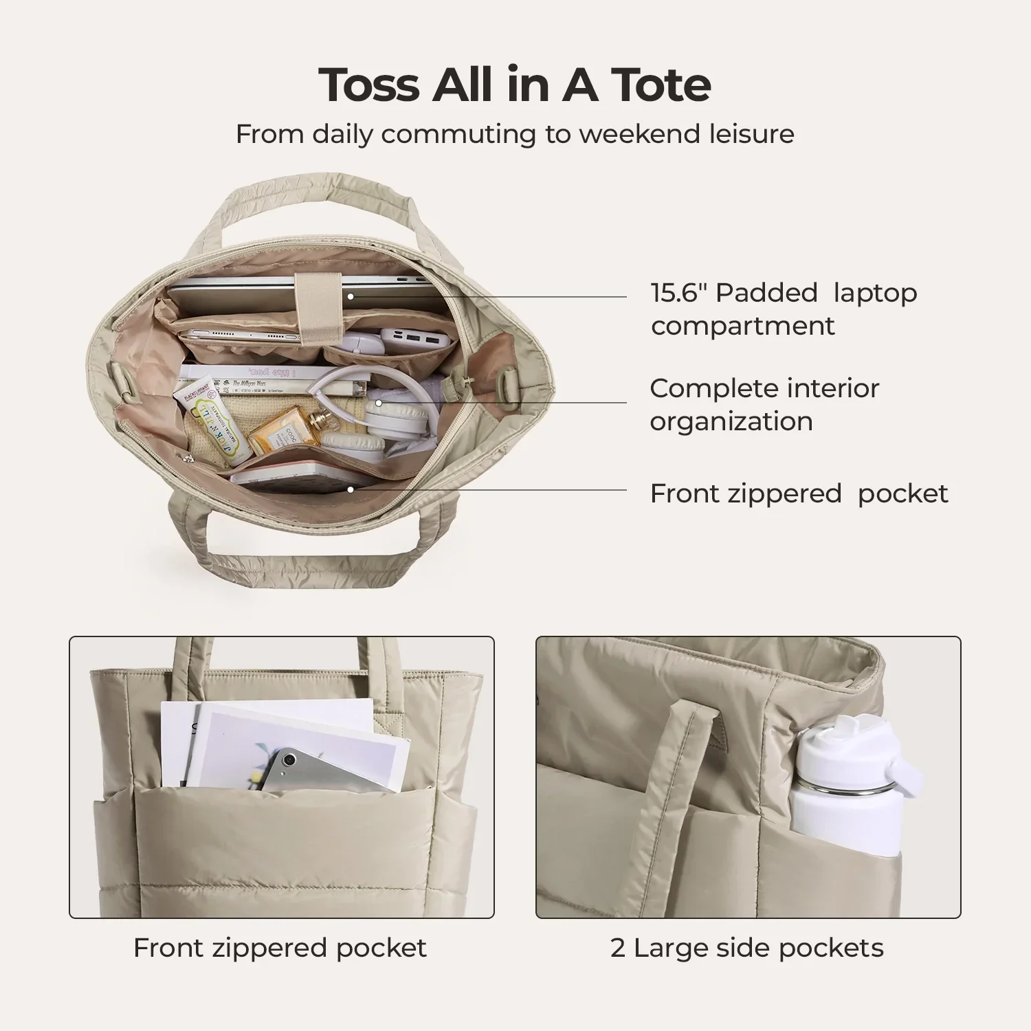 Bubble 21L Puffy Tote