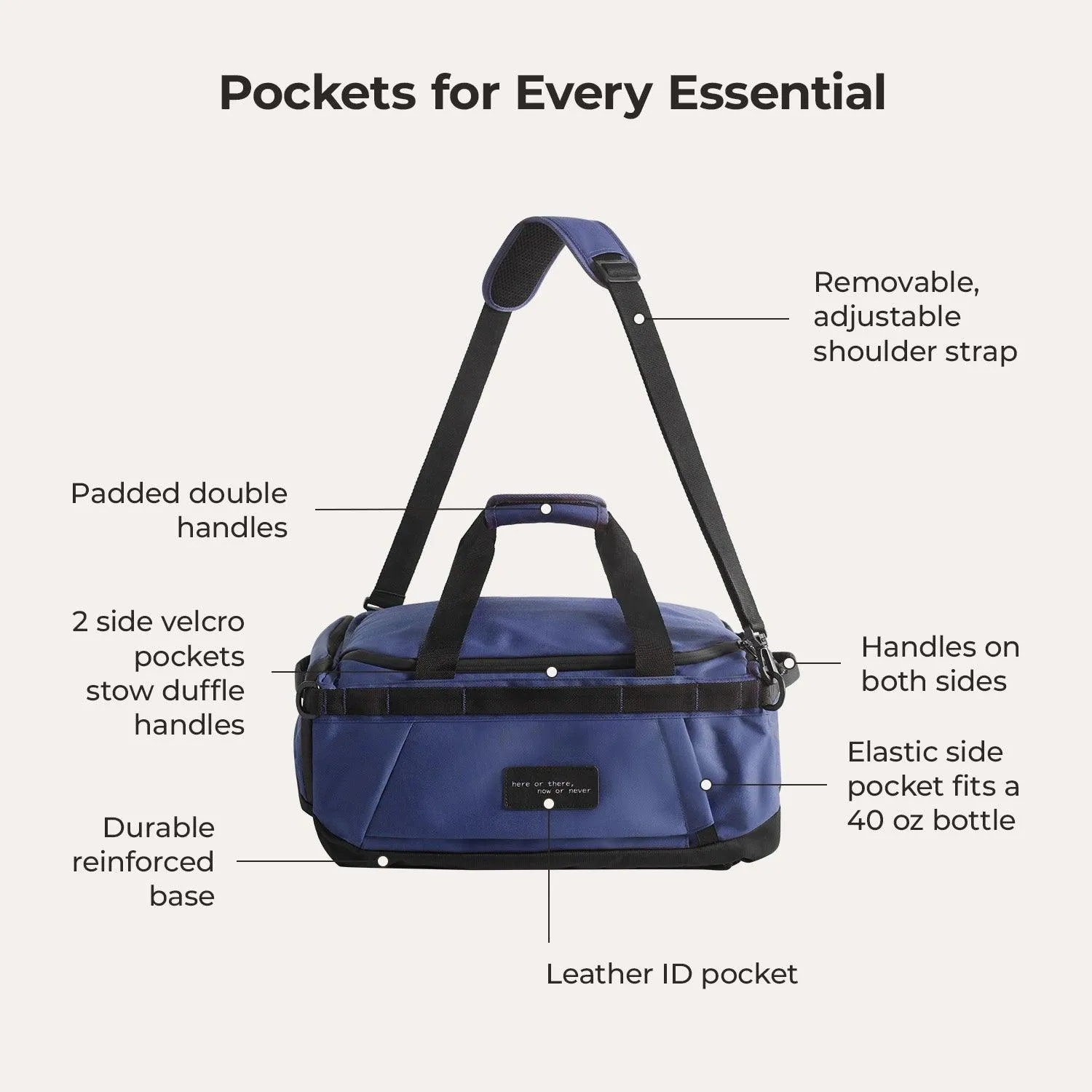 Paz 43L Duffle Backpack