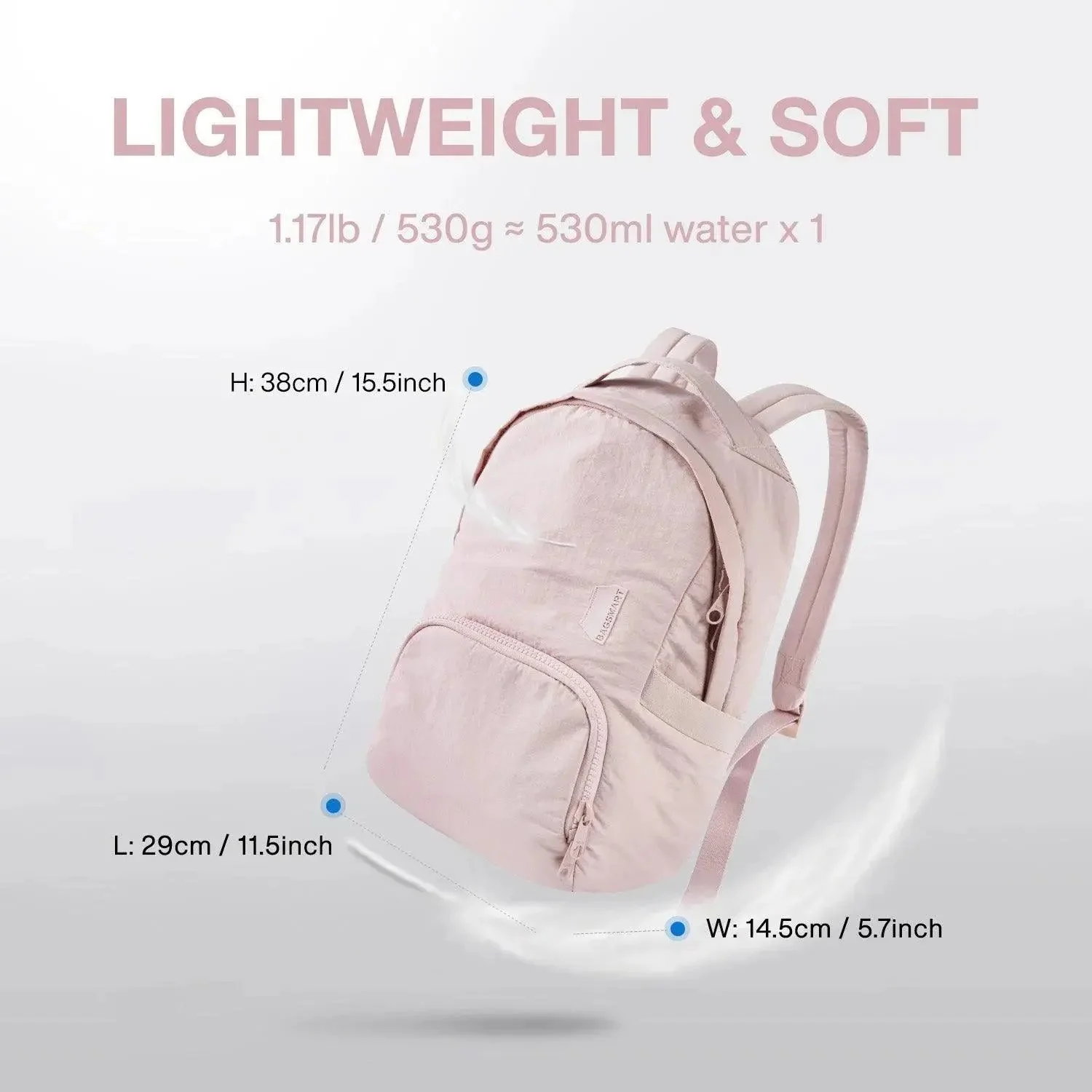 Zoraesque 14L Featherlight 13.3 Inch Backpack
