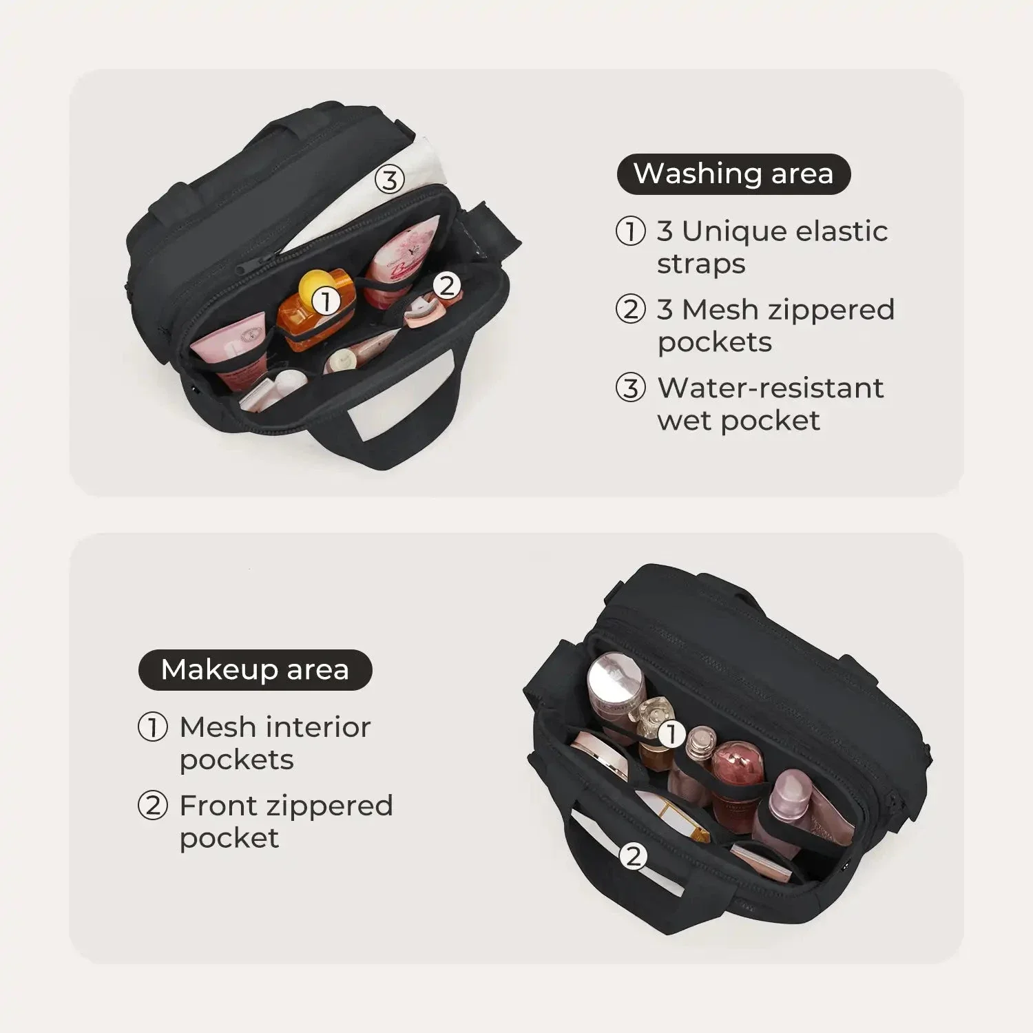 Crush Hanging Toiletry Bag