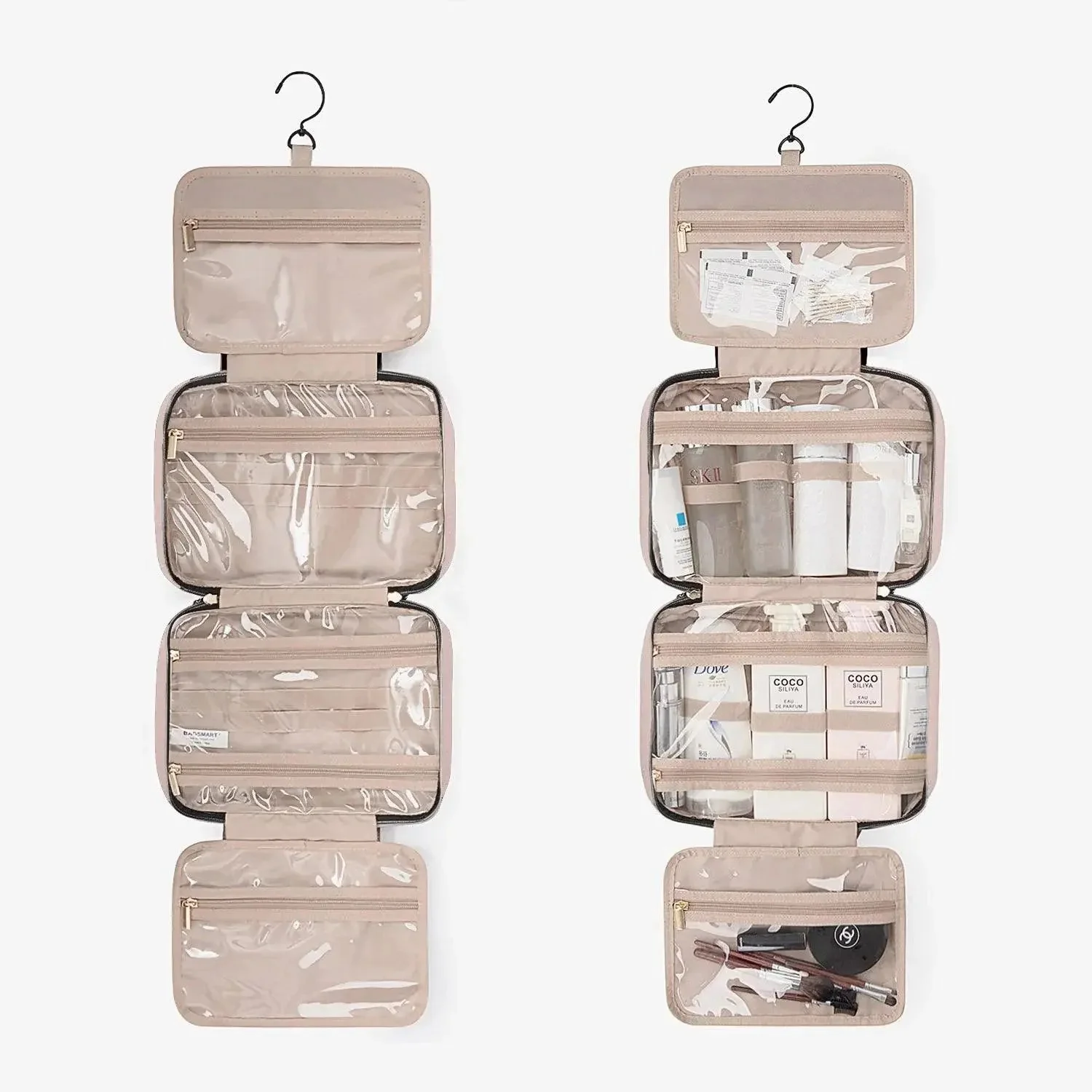 (FREE GIFT) Bonchemin Pink The Space Saver Toiletry Bag