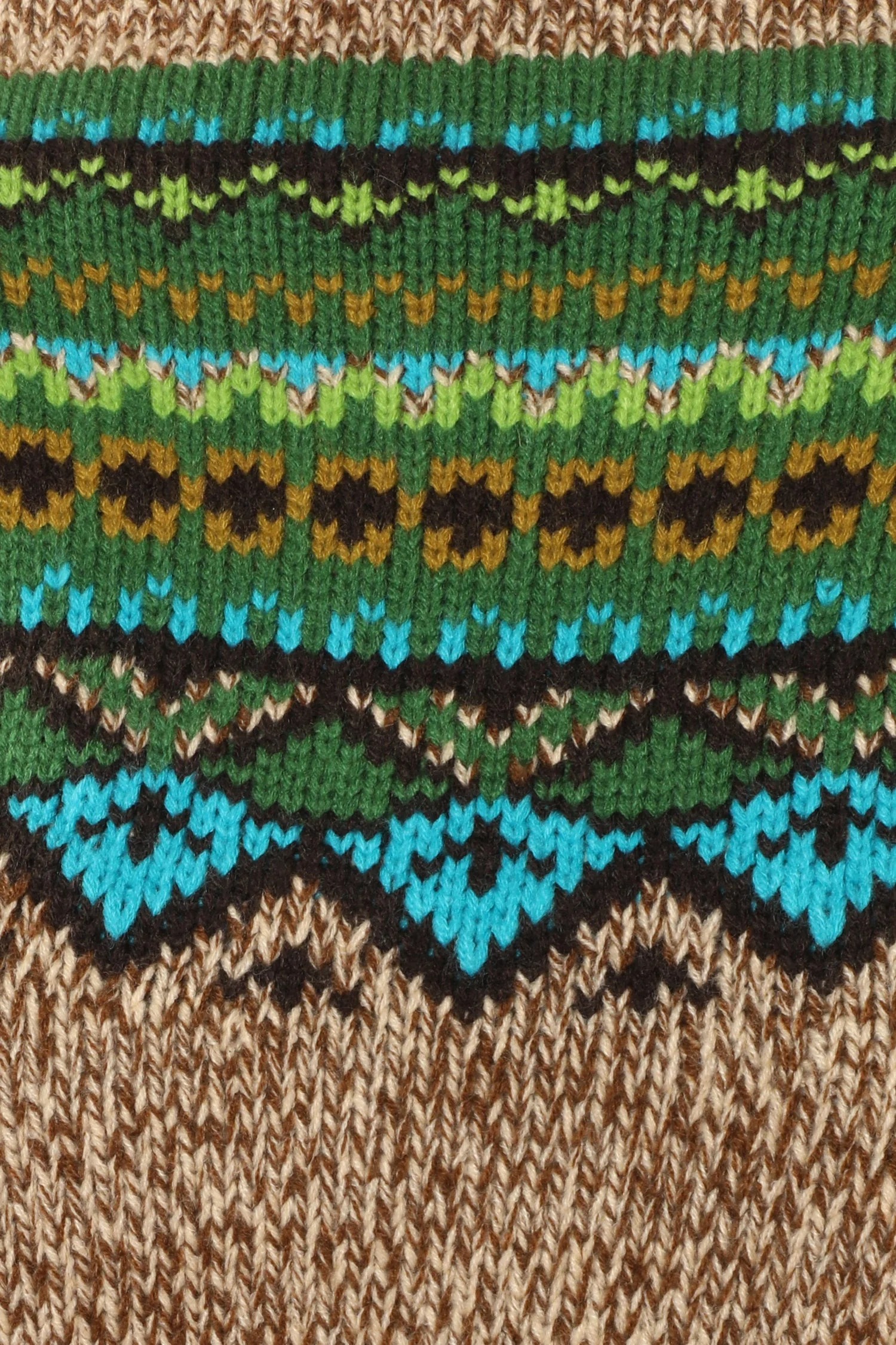 Fair Isle Sweater - Teal