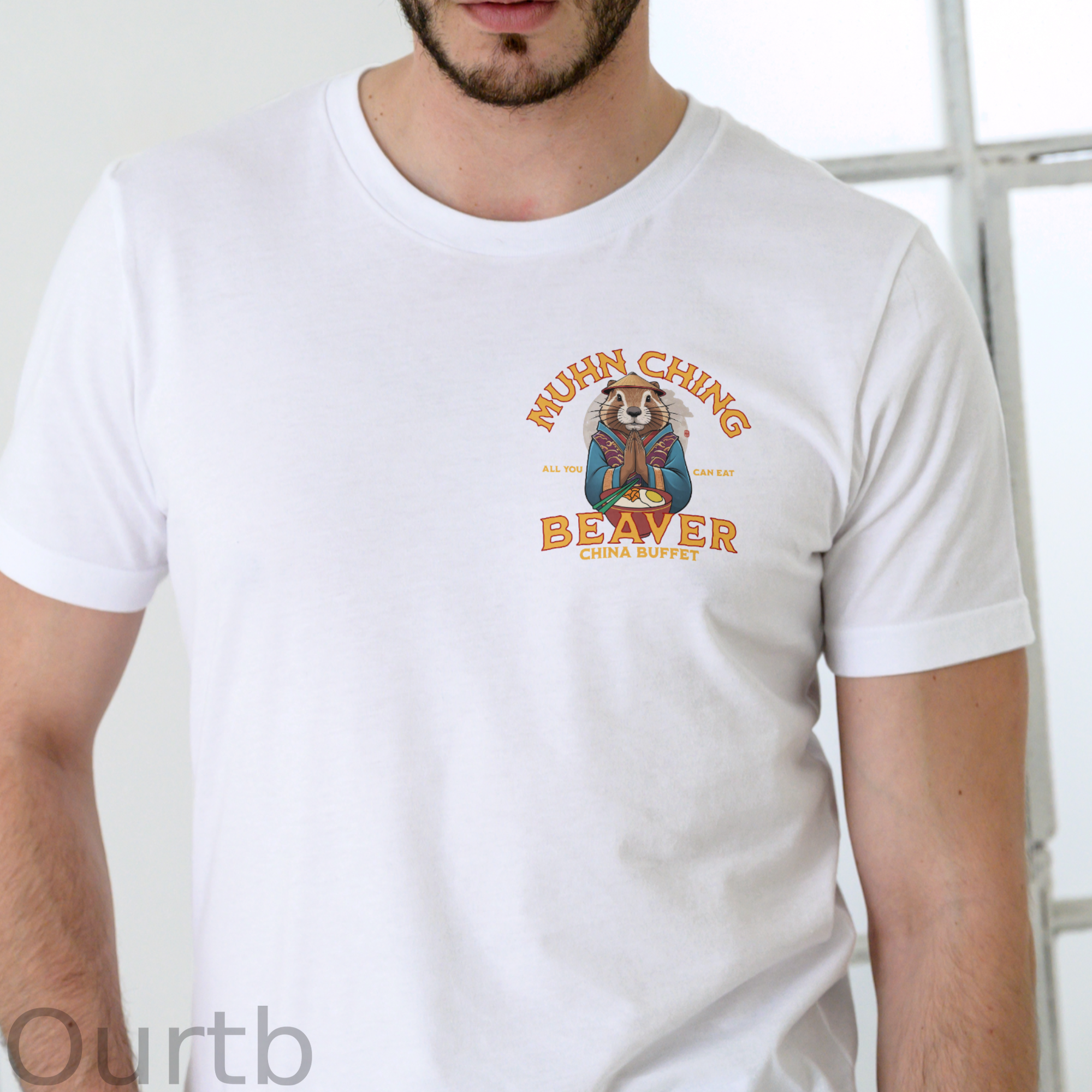 MUHN CHING BEAVER CHINA BUFFET T SHIRT