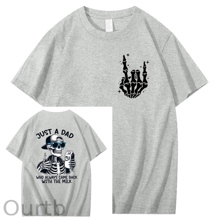 Just A Dad Who Always Came Back With The Milk T-Shirt