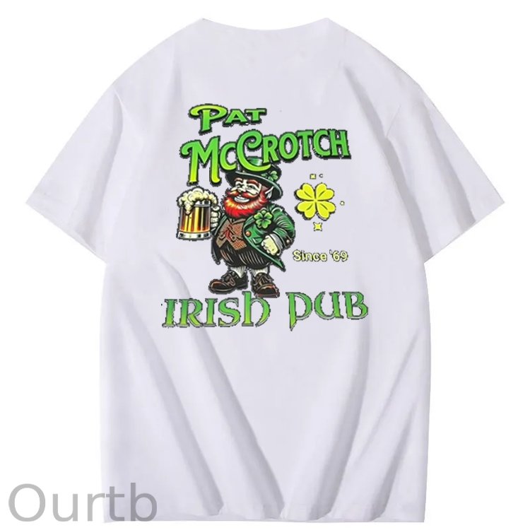 St.Patrick's Day Print Pattern Crew Neck T-Shirt